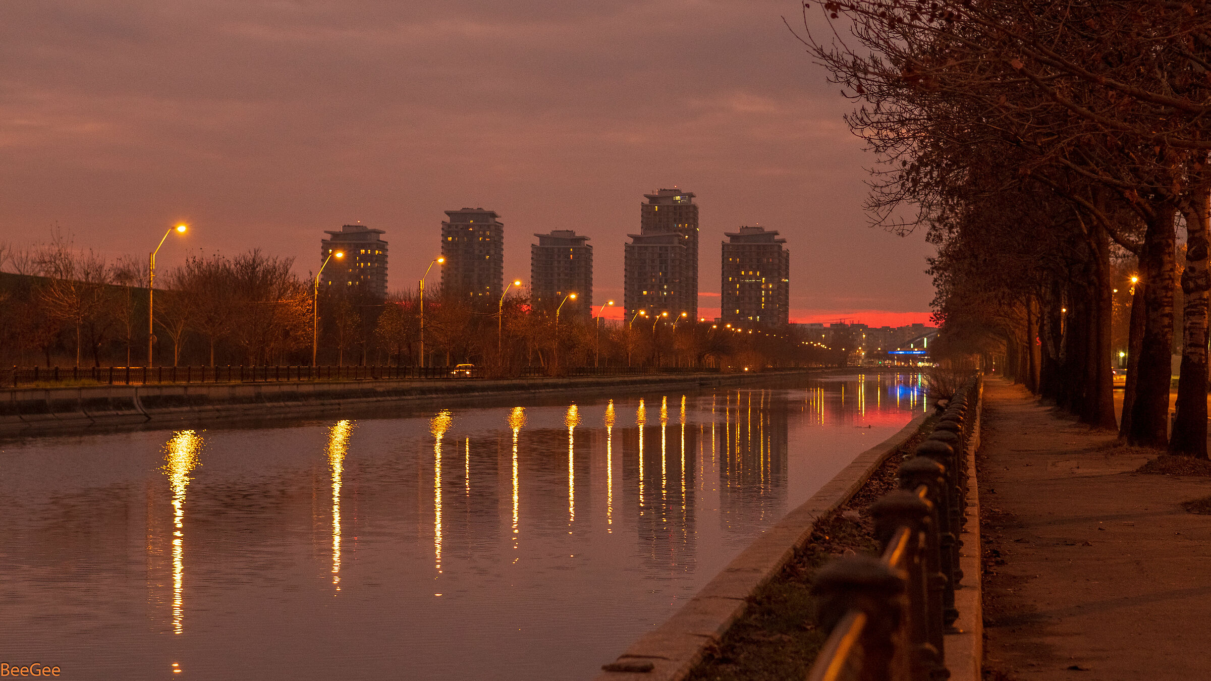 Sunset on December 26, 2019