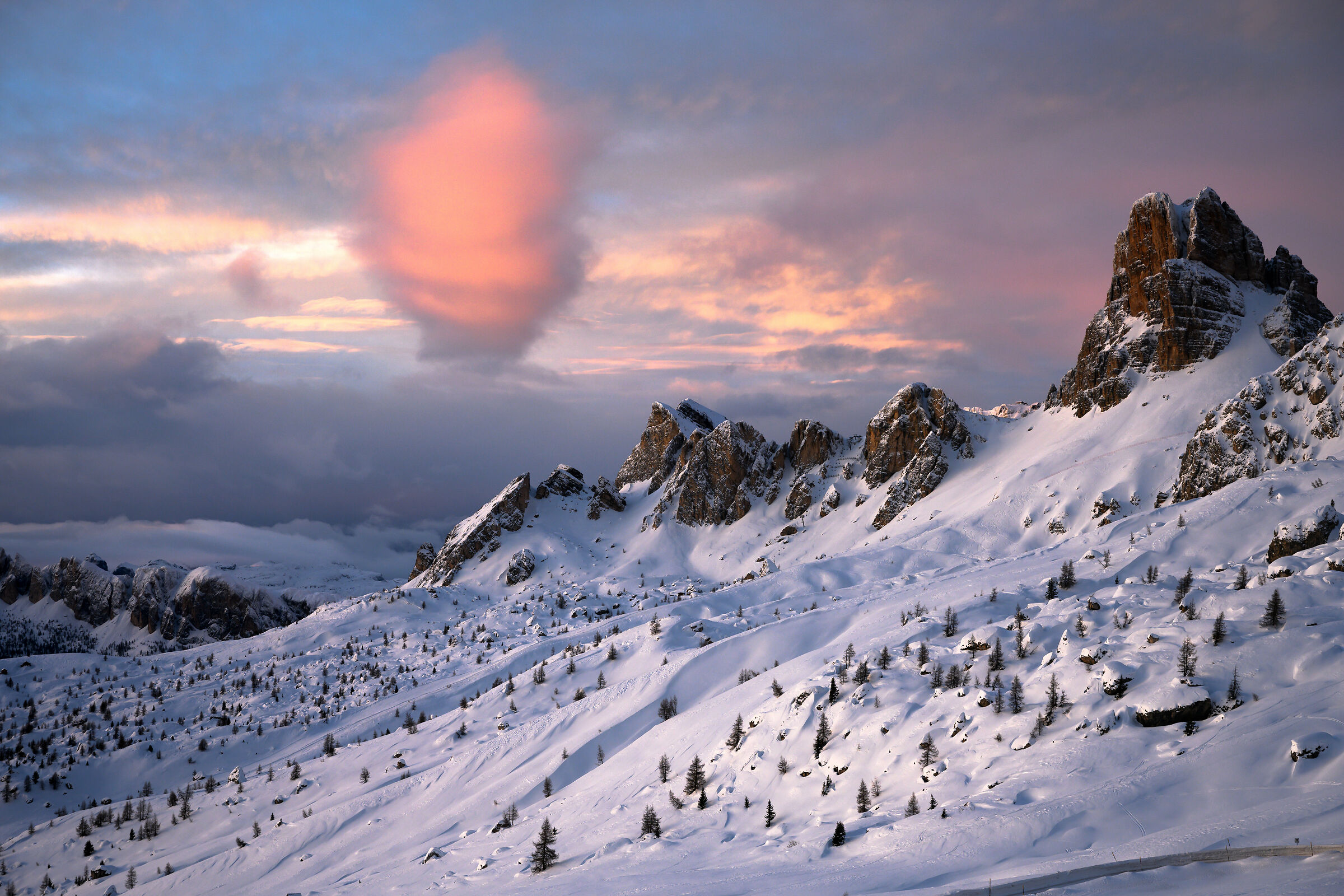 Sunset of a Christmas Eve