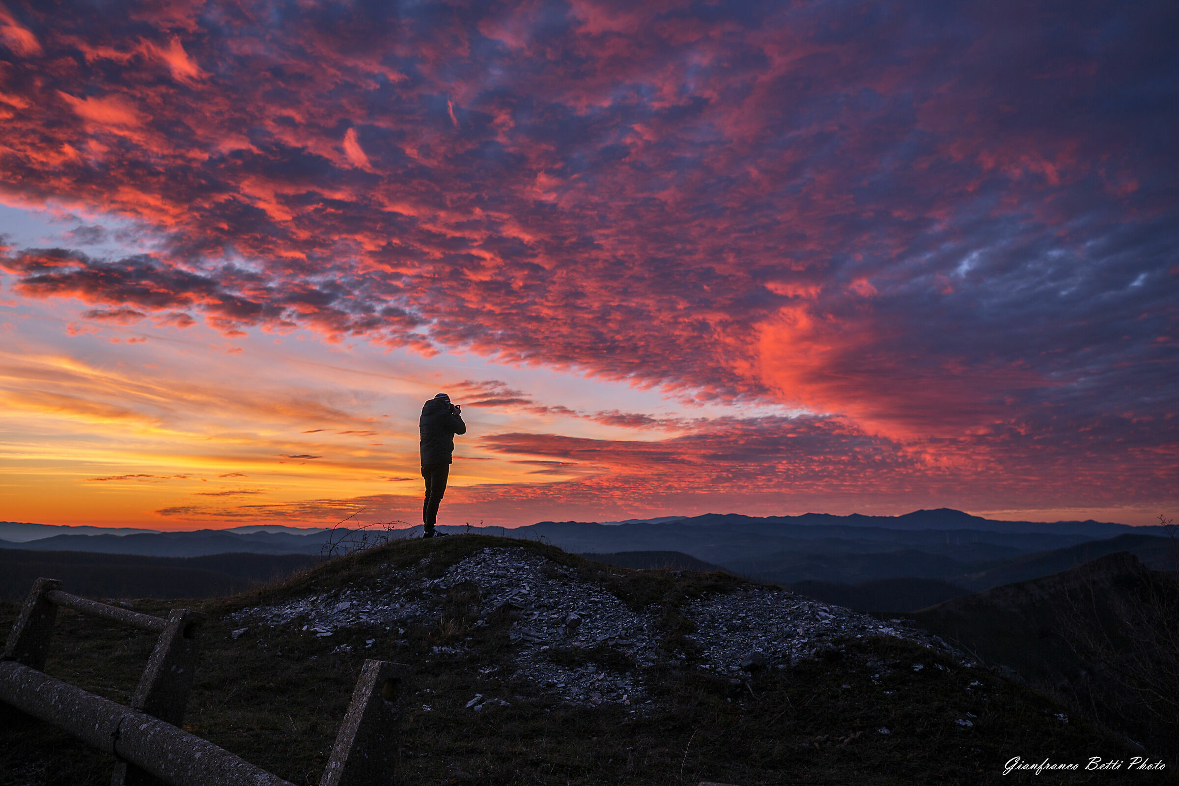 Sunset over Mount Nero 1