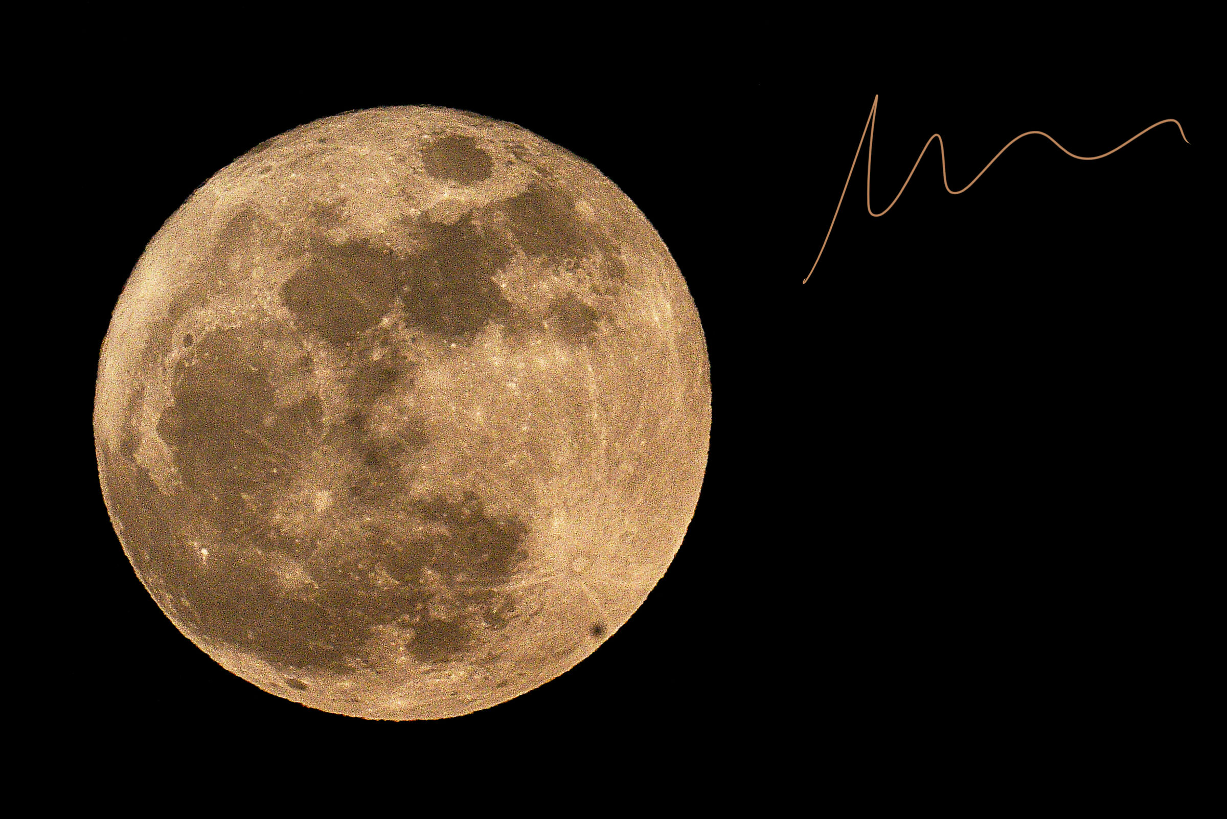 Full Moon - Etna August 2019