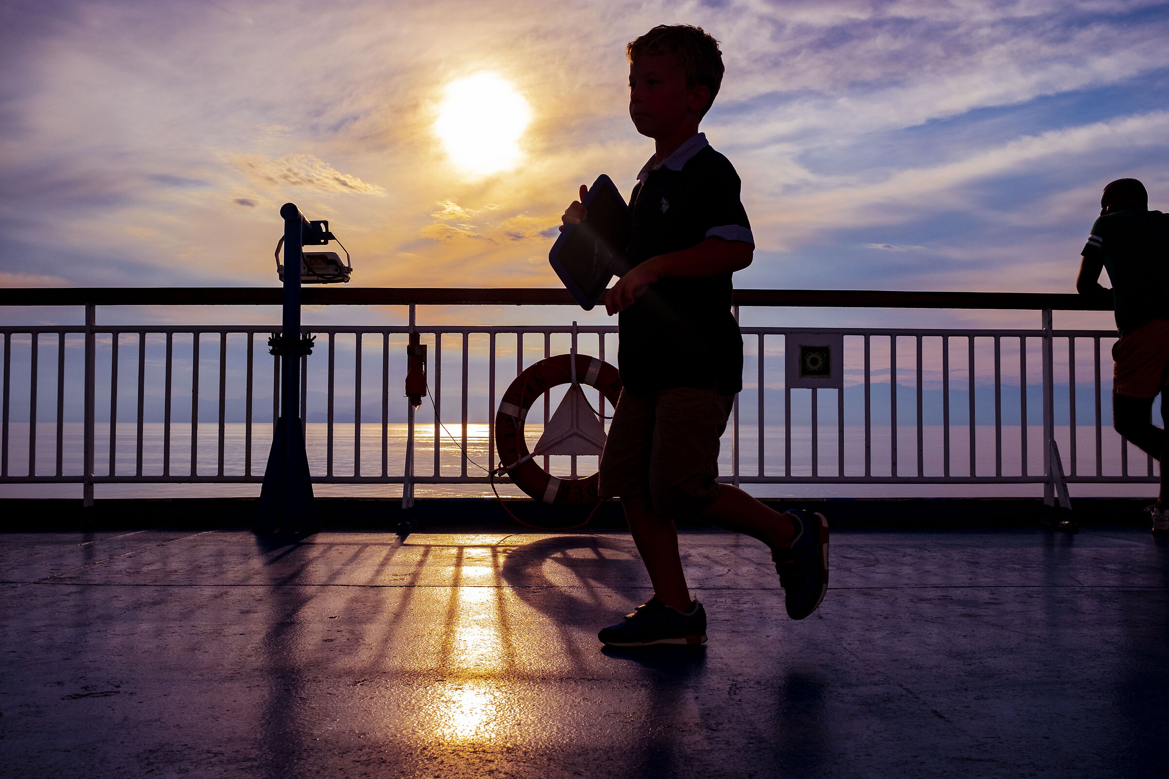 By ferry, August 2018