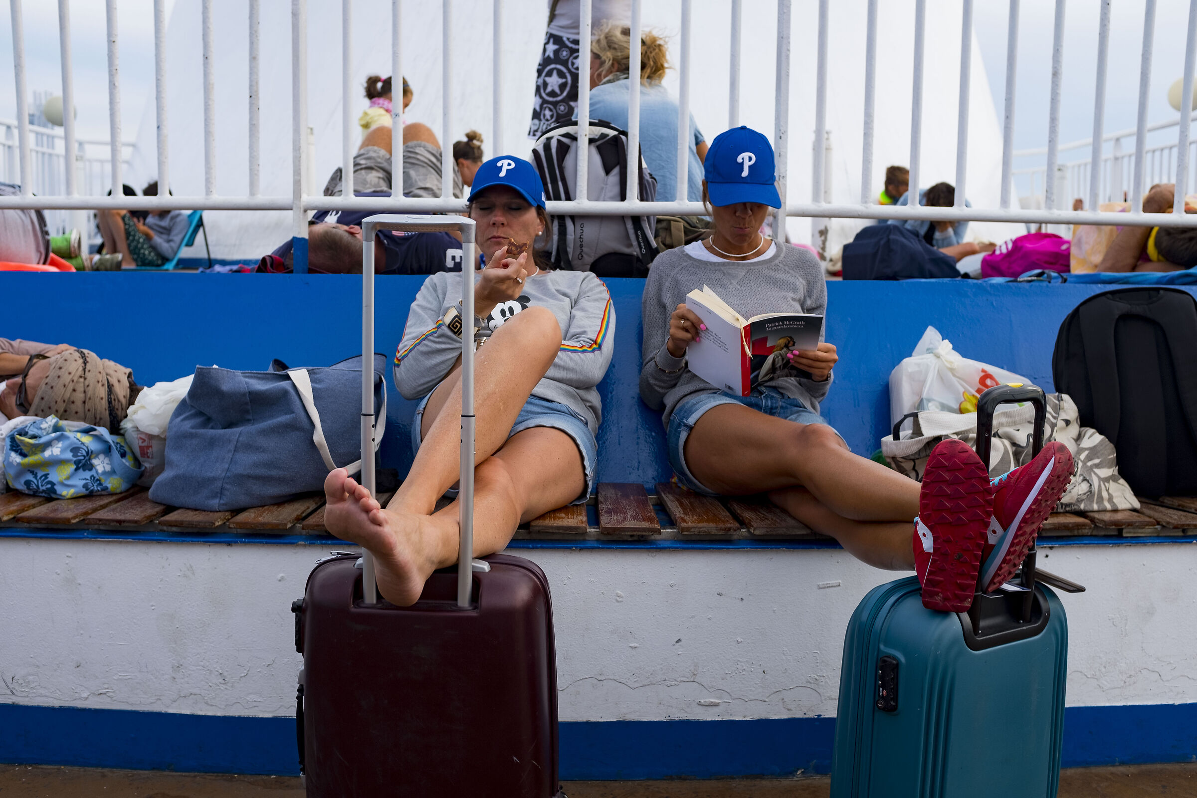 By ferry, August 2018