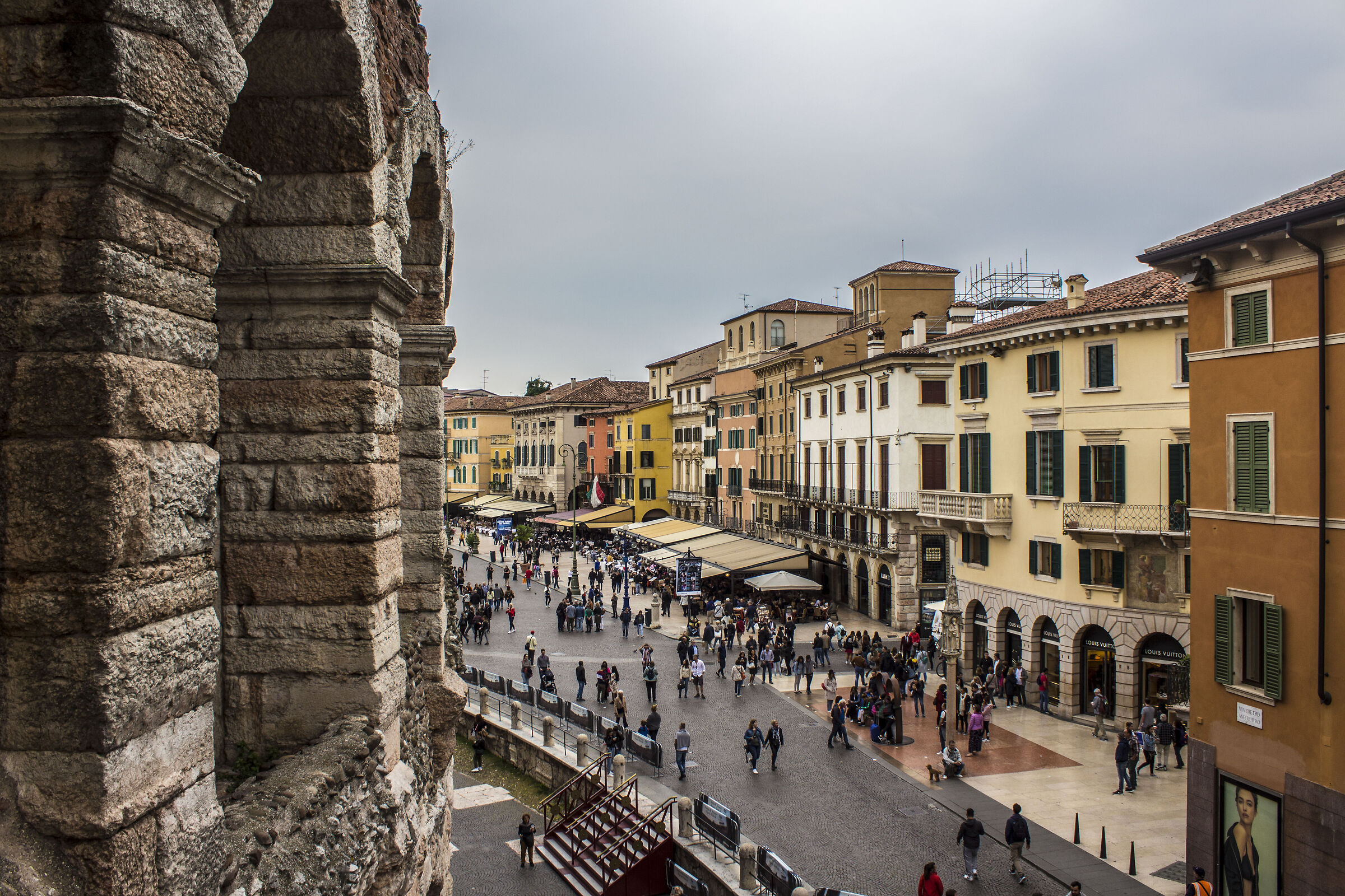 View from the Verona amphitheater