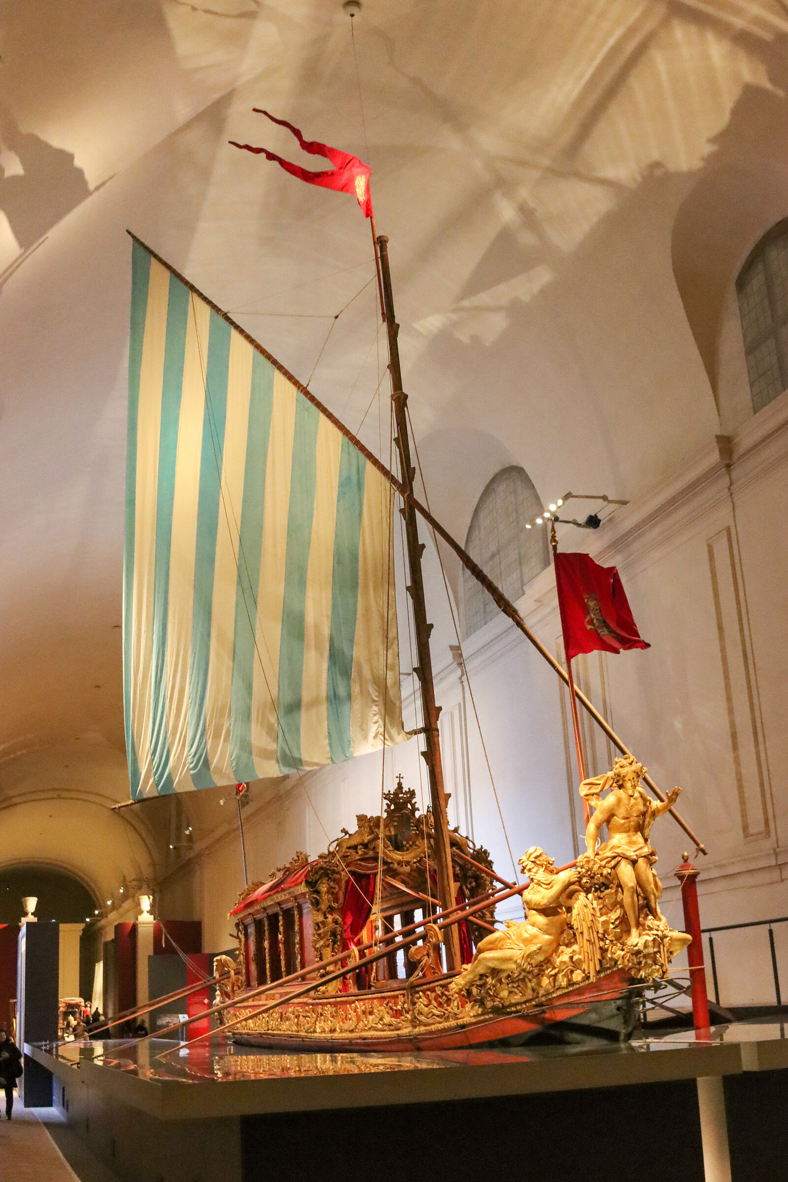 Ancient boat of the Turin nobility.