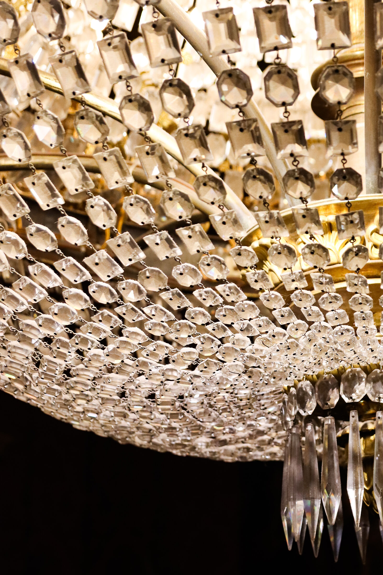 Detail of a chandelier in the Palace of Venaria.
