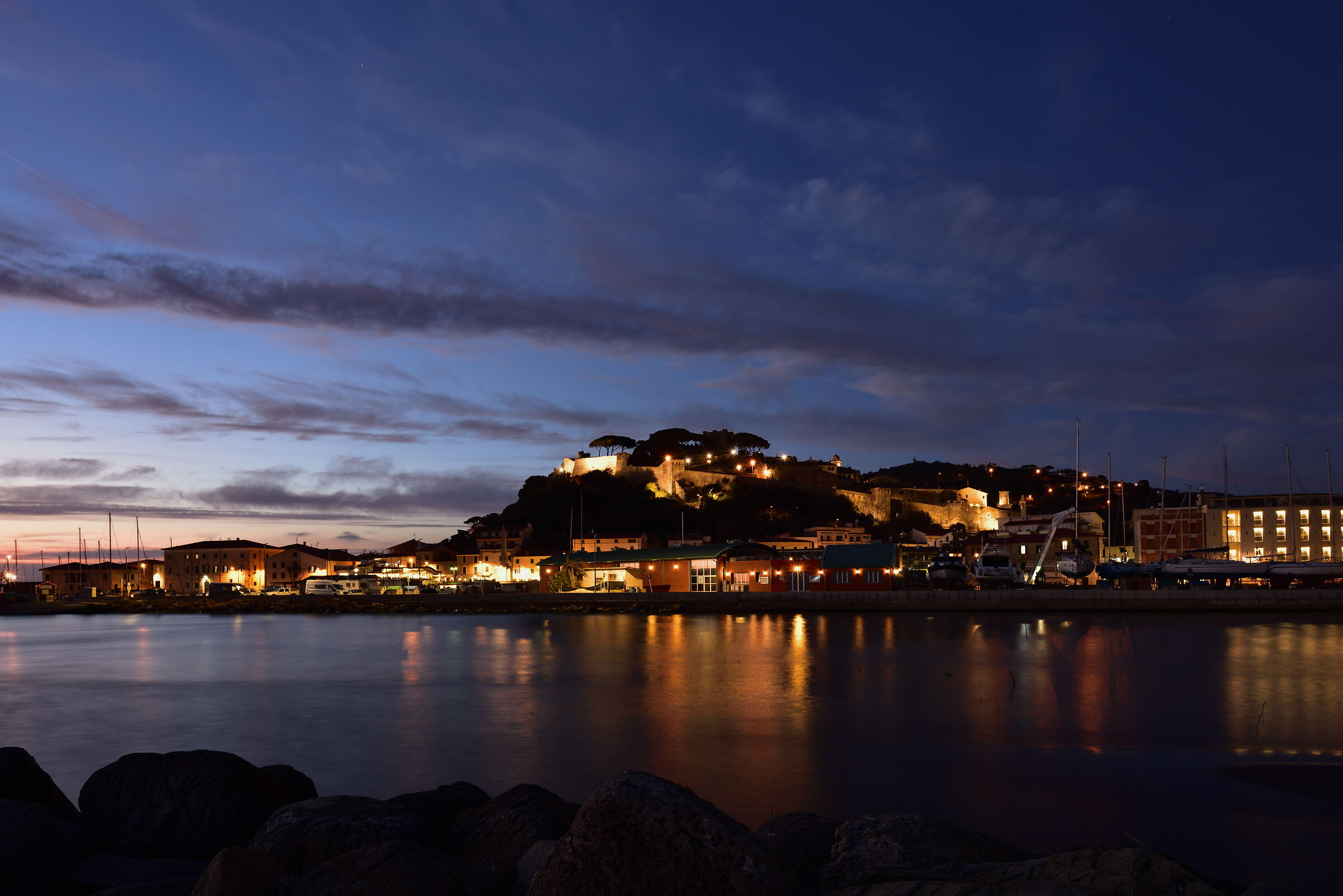 Luci sul mare d'inverno