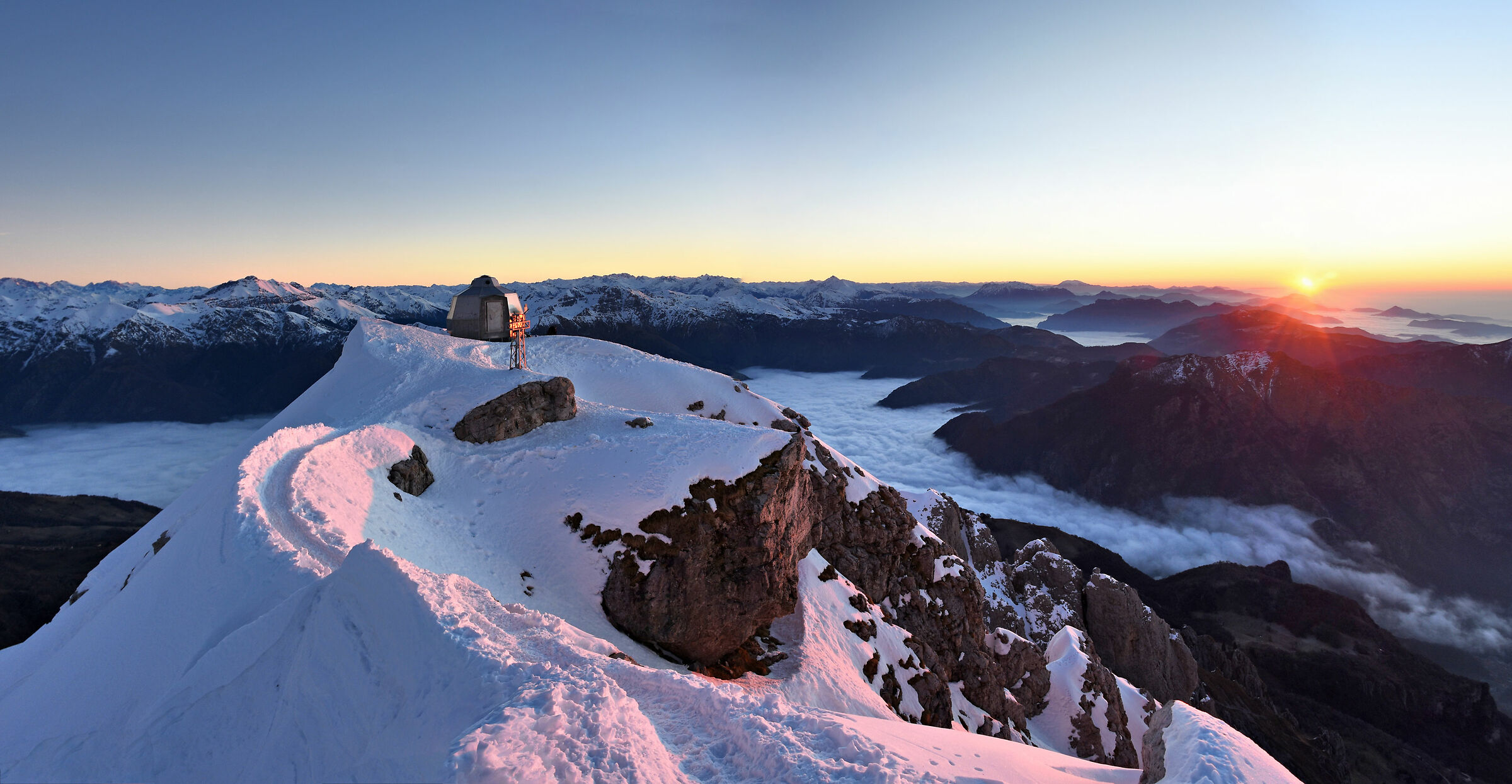 Sunrise in Grignetta