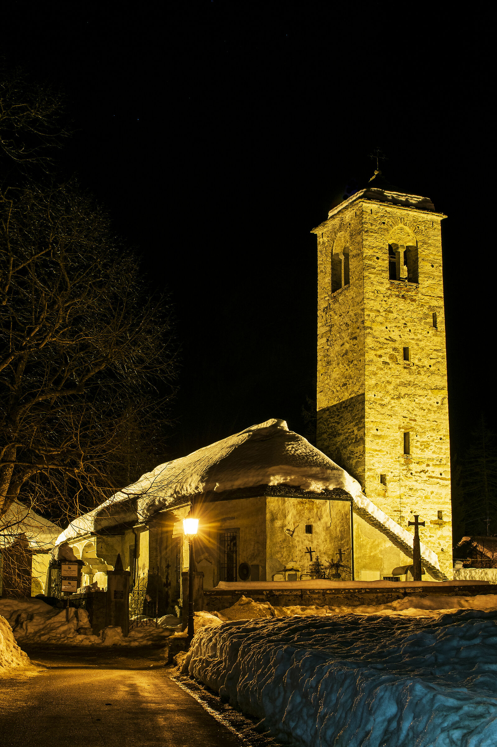 Church in the winter