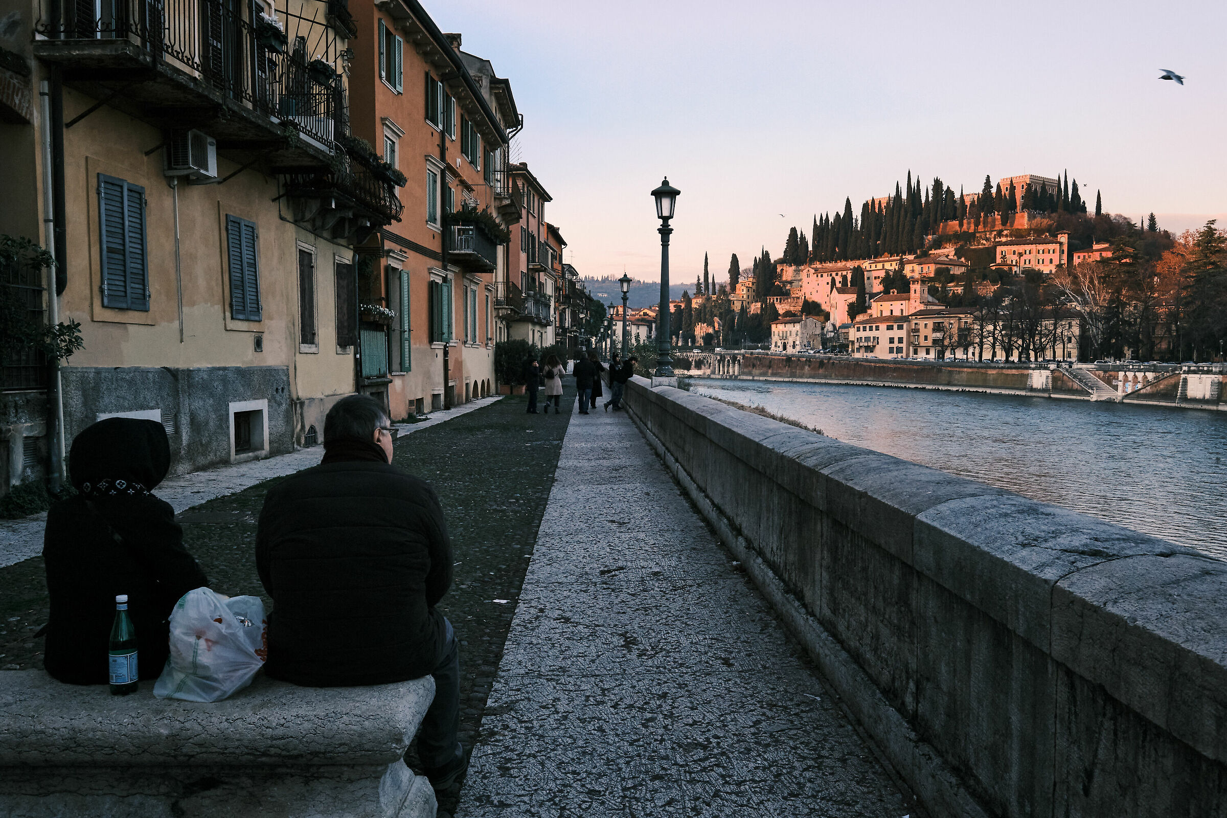 Put one night in Verona.