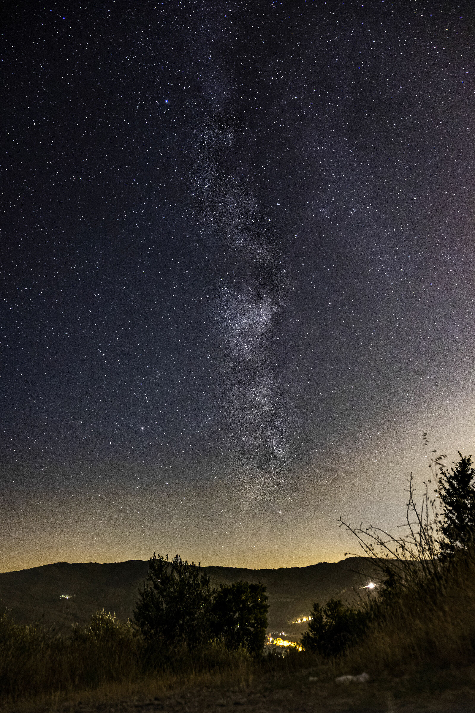 Via Lattea sopra Arezzo