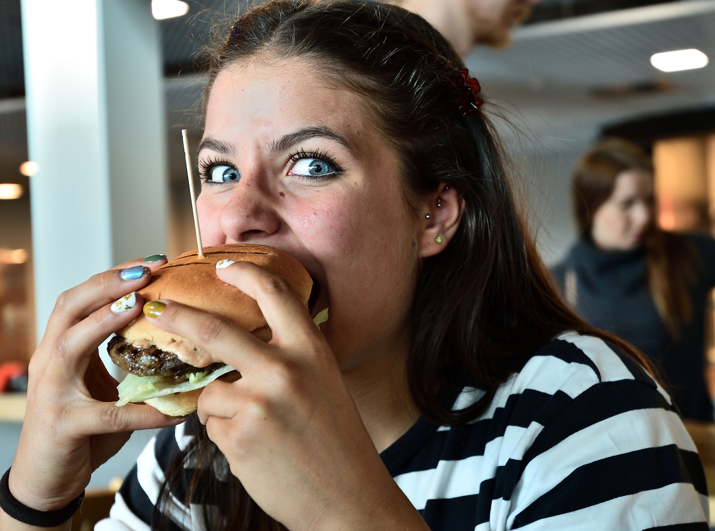 Don't touch my sandwich.