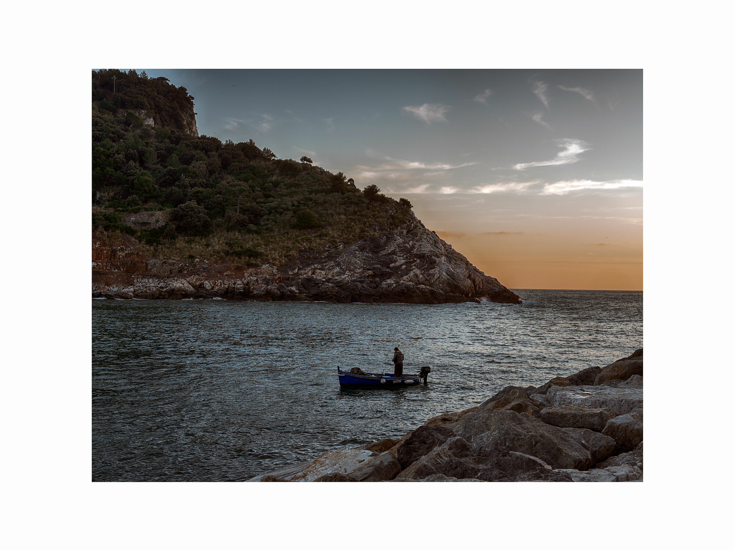 Il pescatore sul far della sera