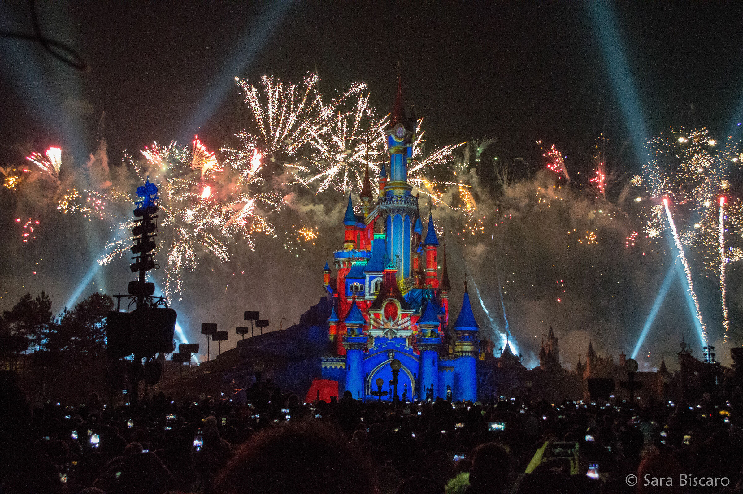 Fuochi d'artificio a Disneyland Paris