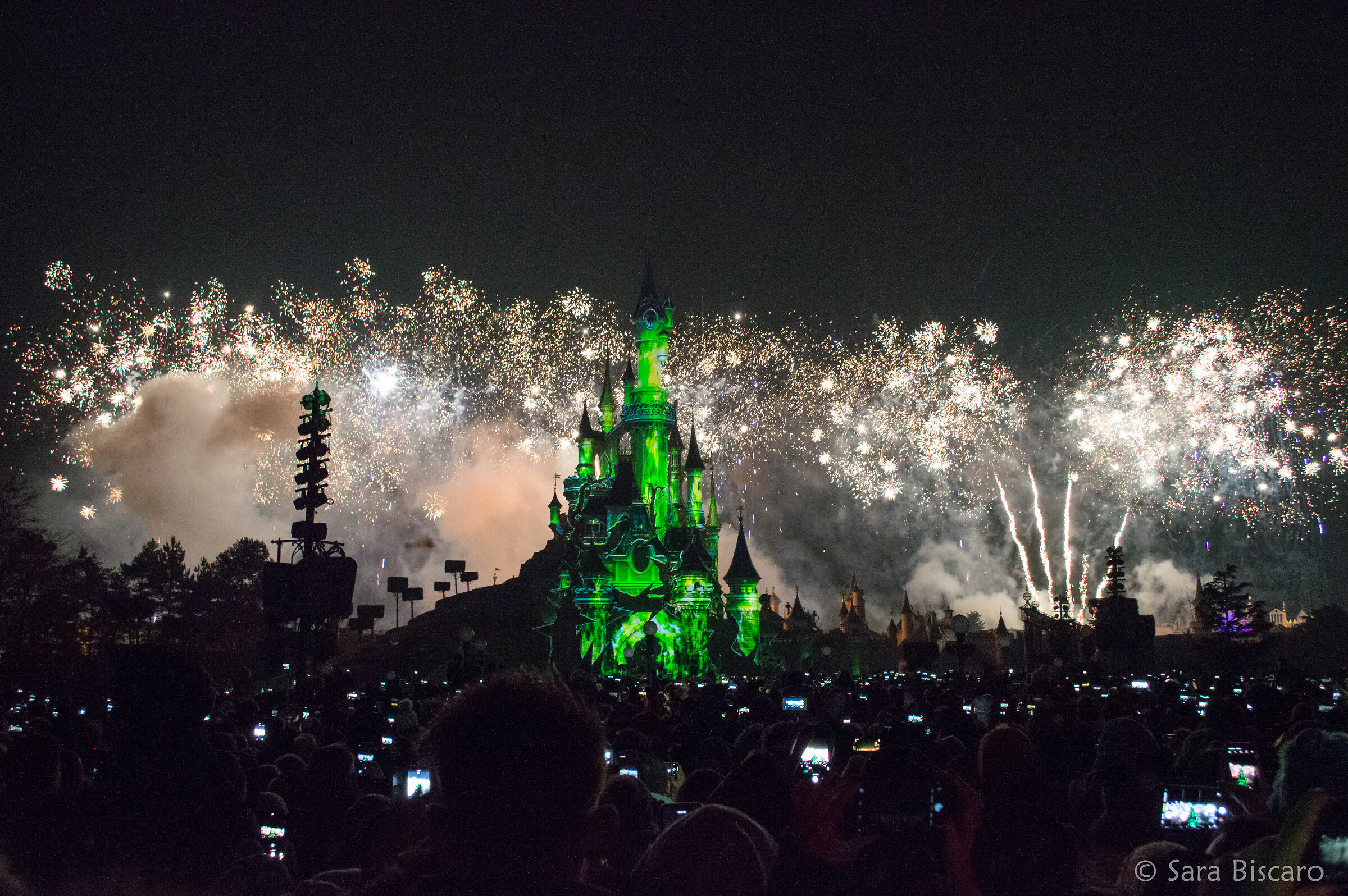 Fuochi d'artificio a Disneyland Paris