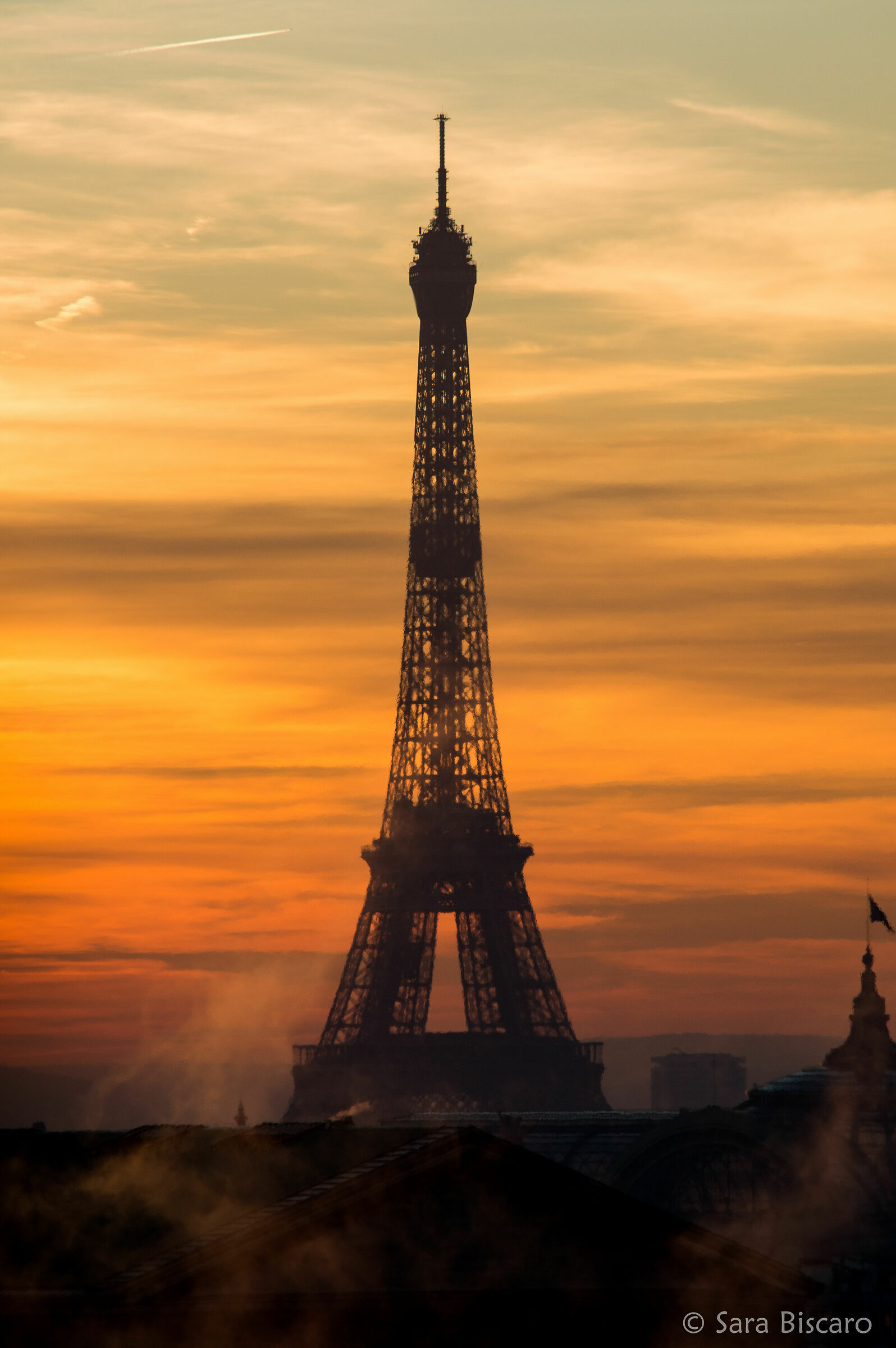 Tour Eiffel al tramonto