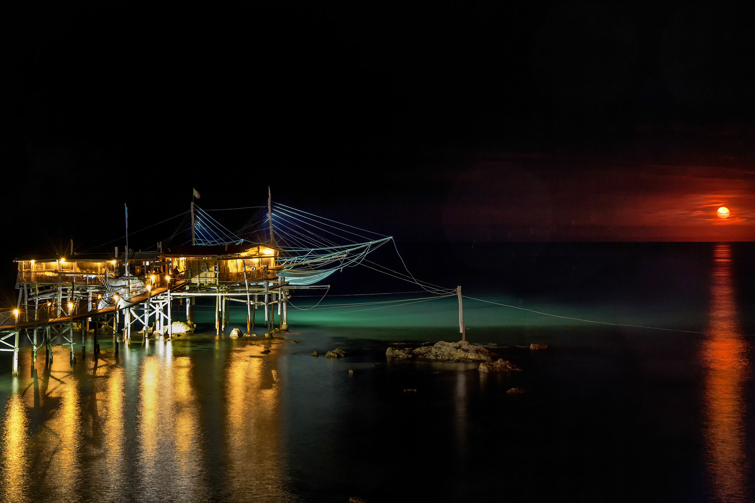 Luna rossa al trabocco Pesce Palombo