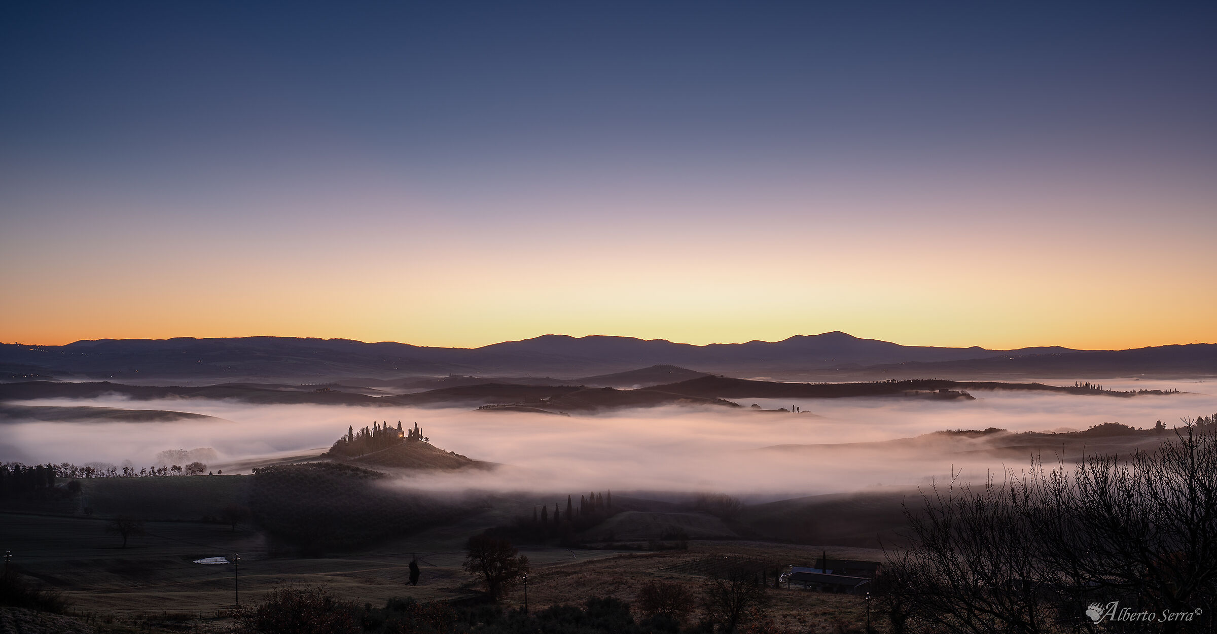 Poco all'alba dal Belvedere