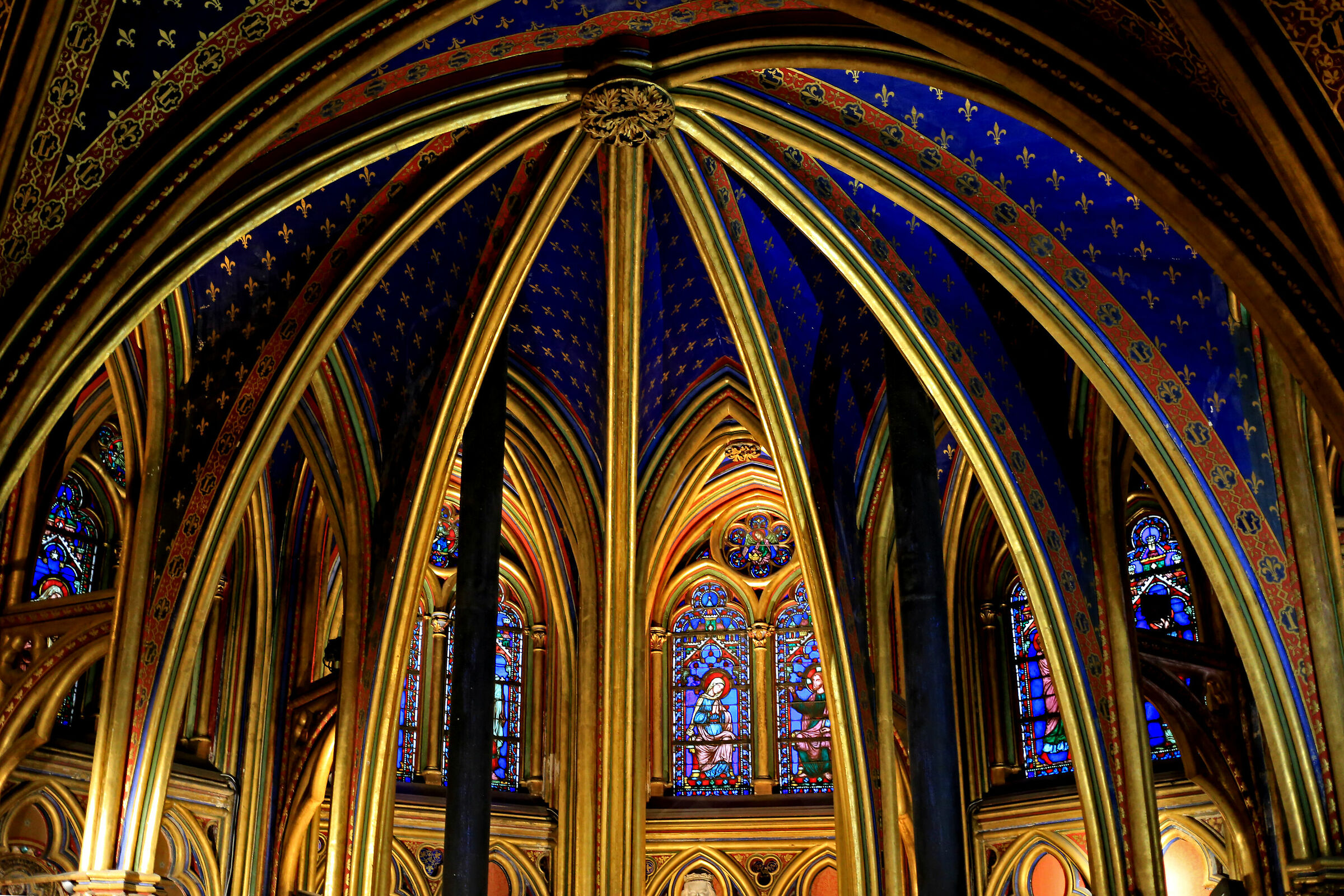 Sainte-Chapelle Abside Lower Chapel