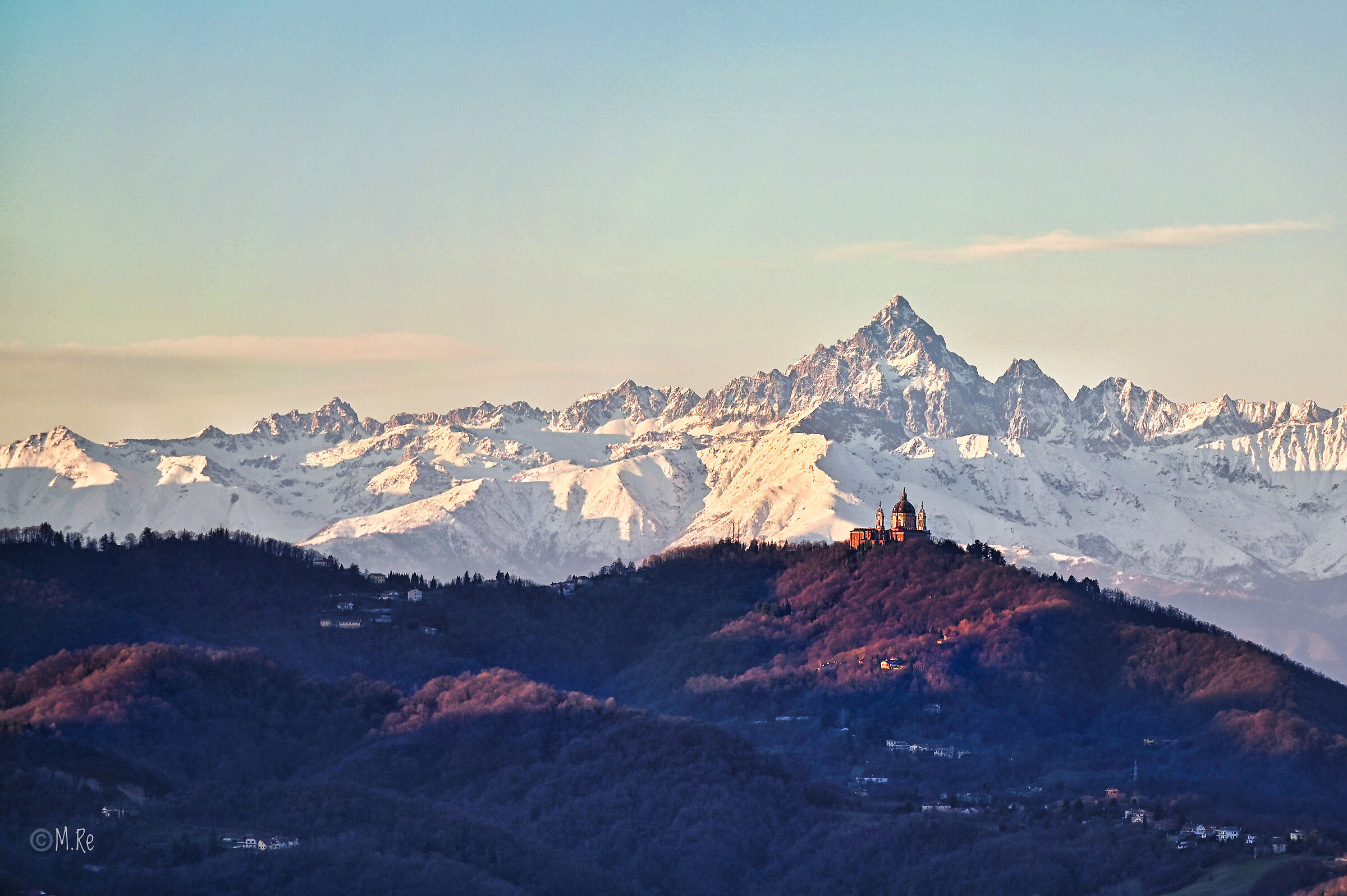 Superga ed il Monviso
