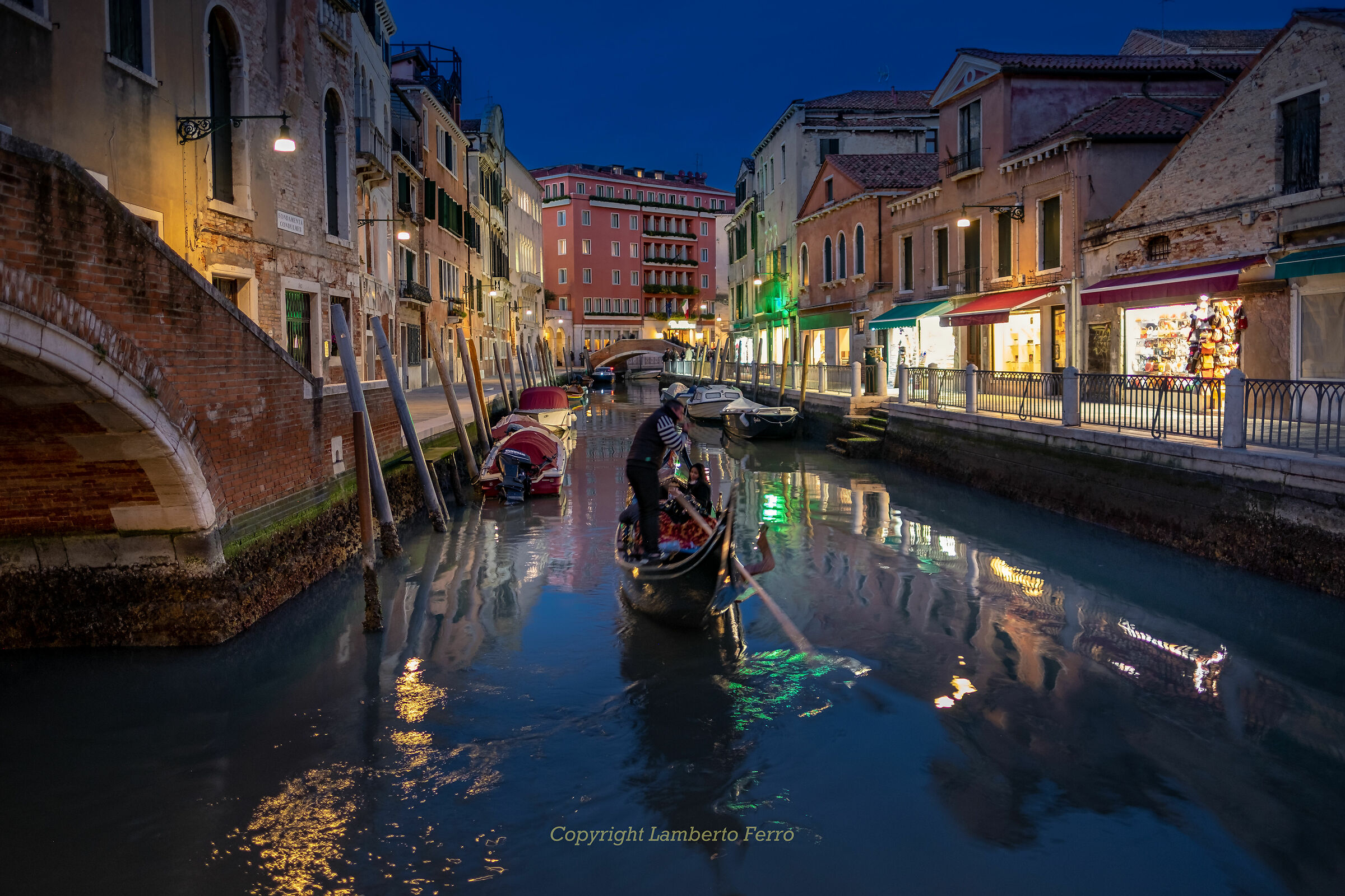 Evening colors in Venice