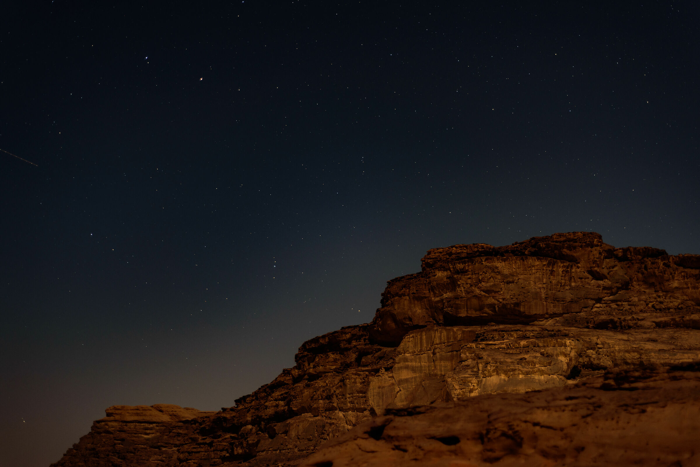 notturno nel wadi rum