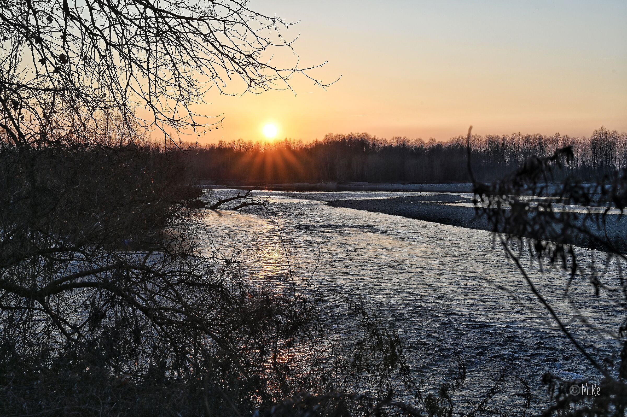 Sunset on Po 2