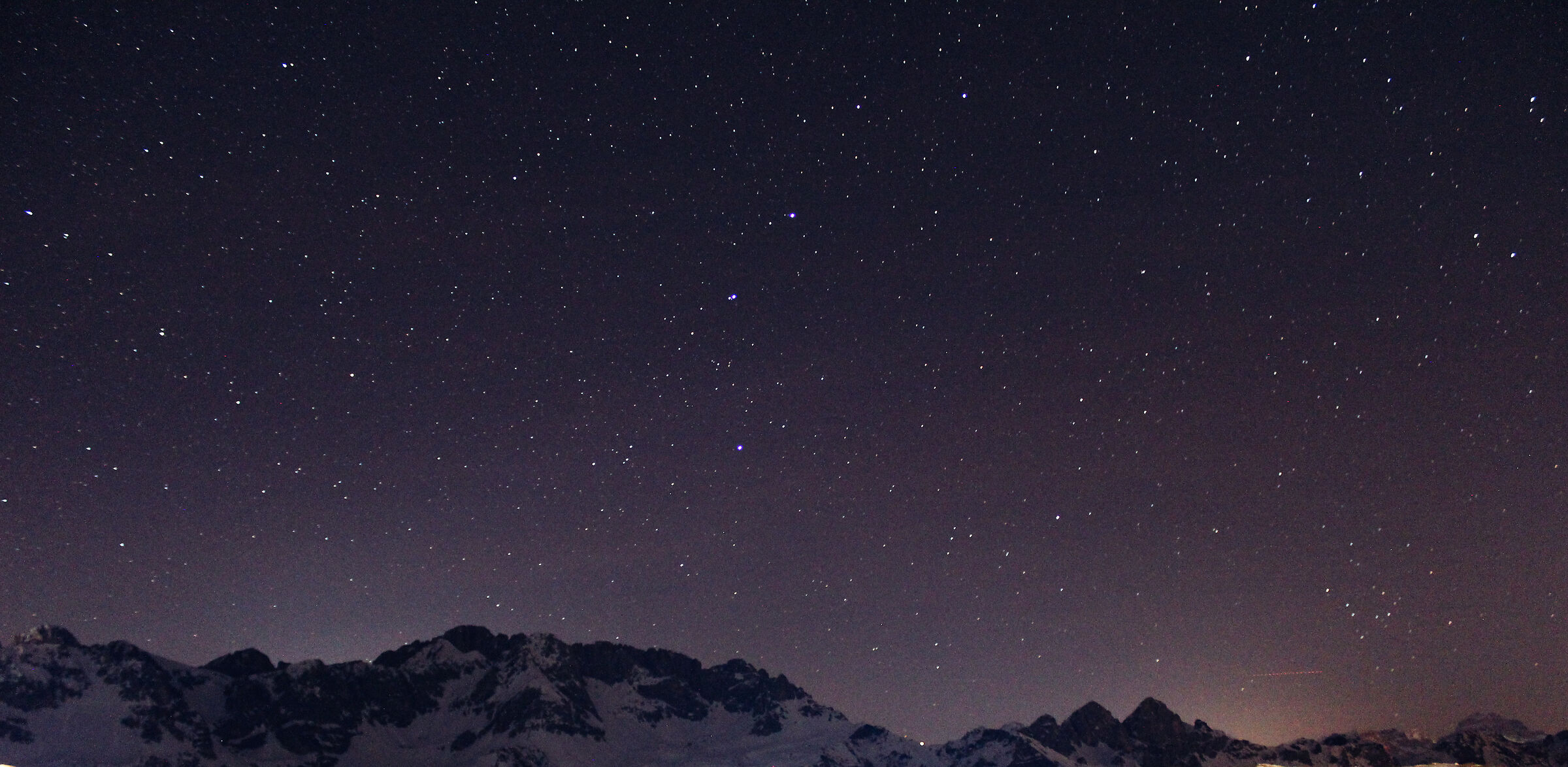 Only in the darkness can you see the stars