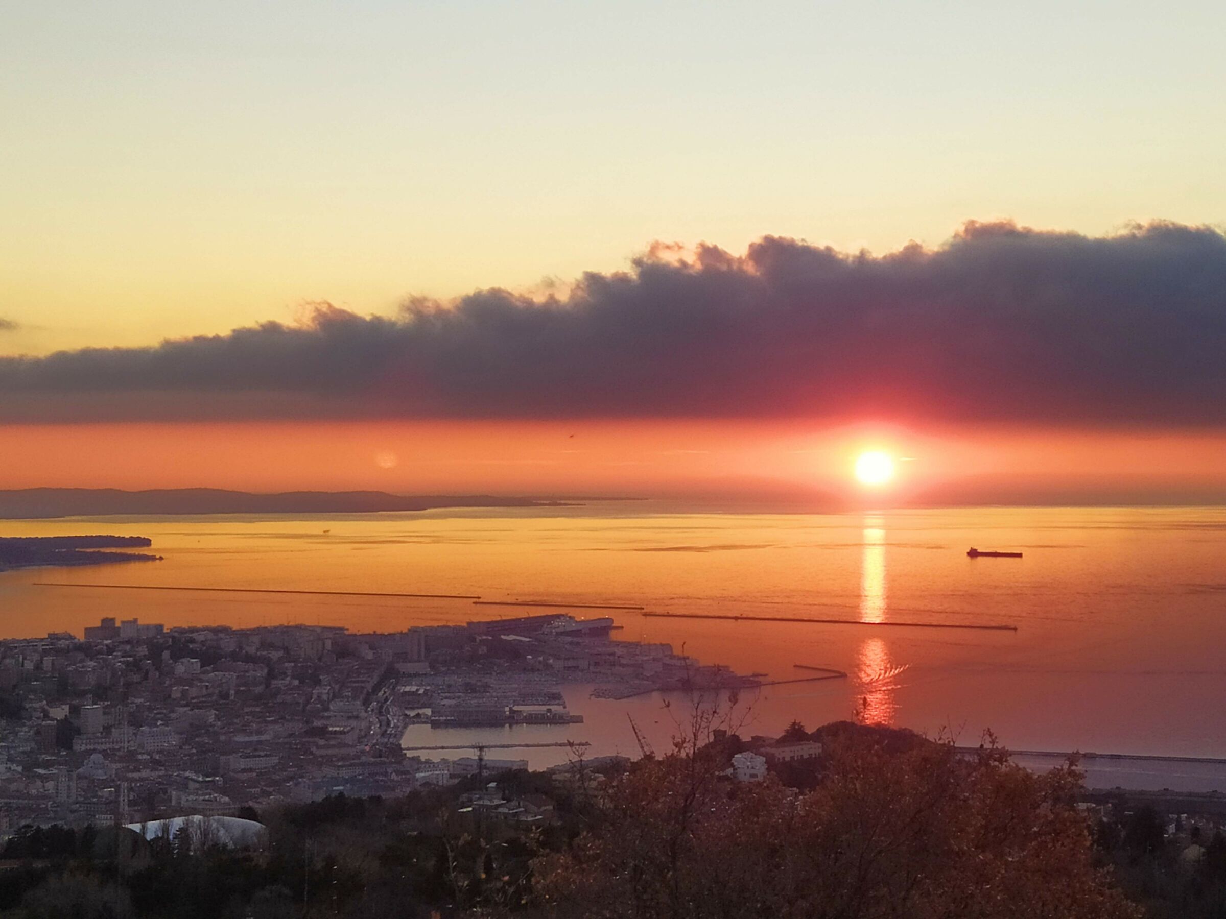 Sunset in Trieste