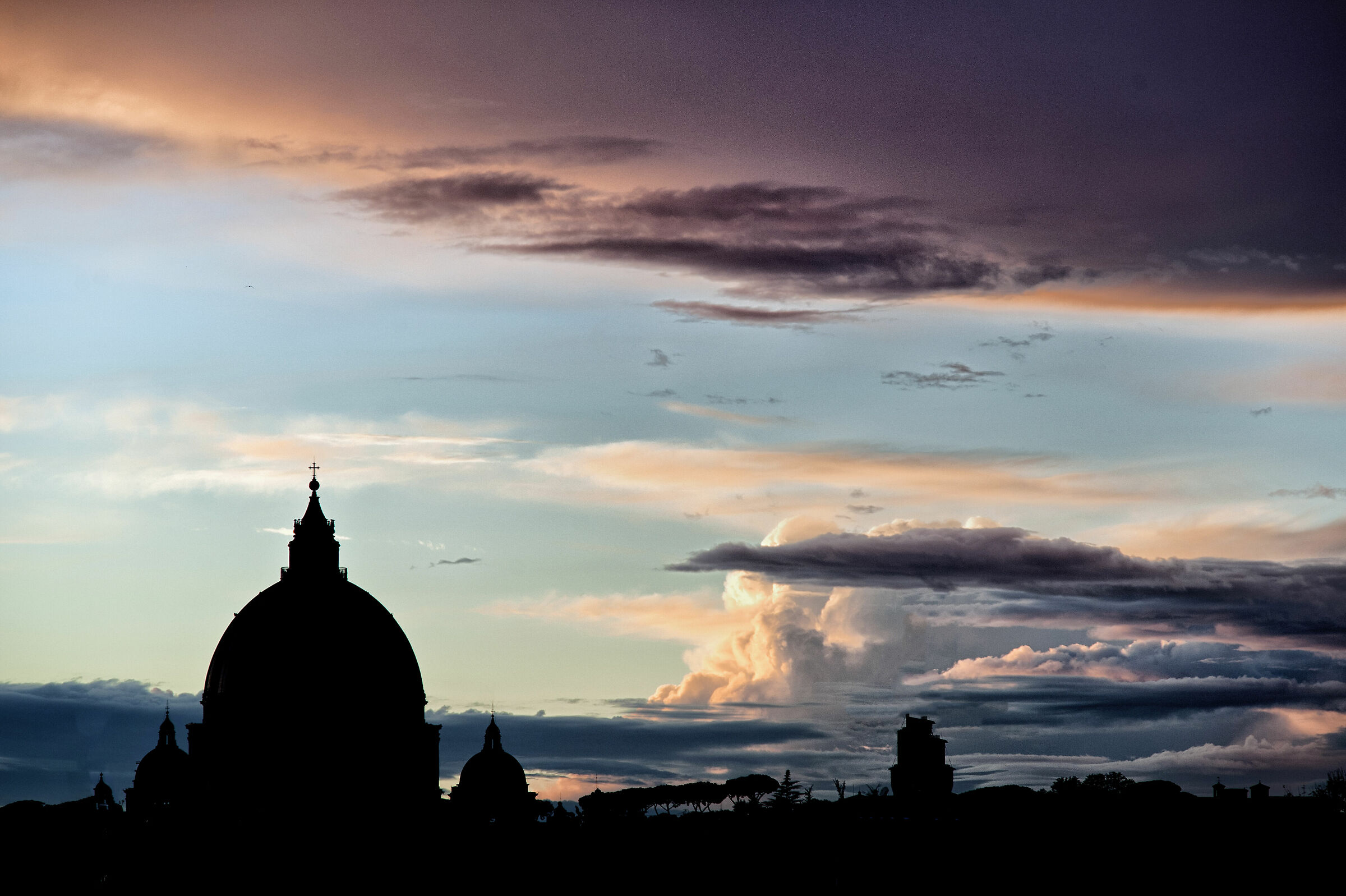 Sunset over the eternal city