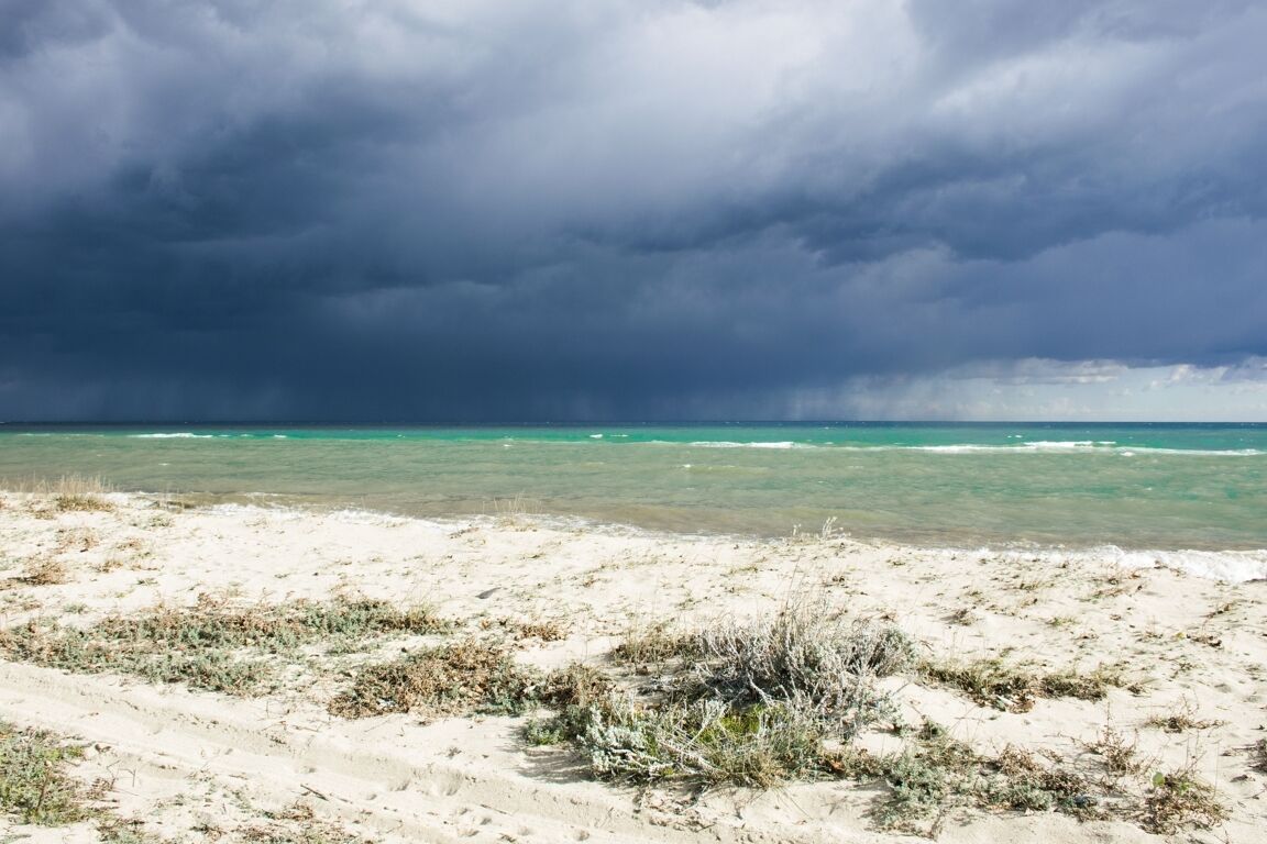 Mare d'inverno a colori