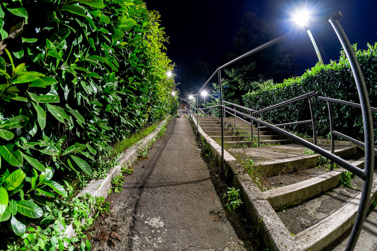 Il sammy, scalette sotto casa mia.