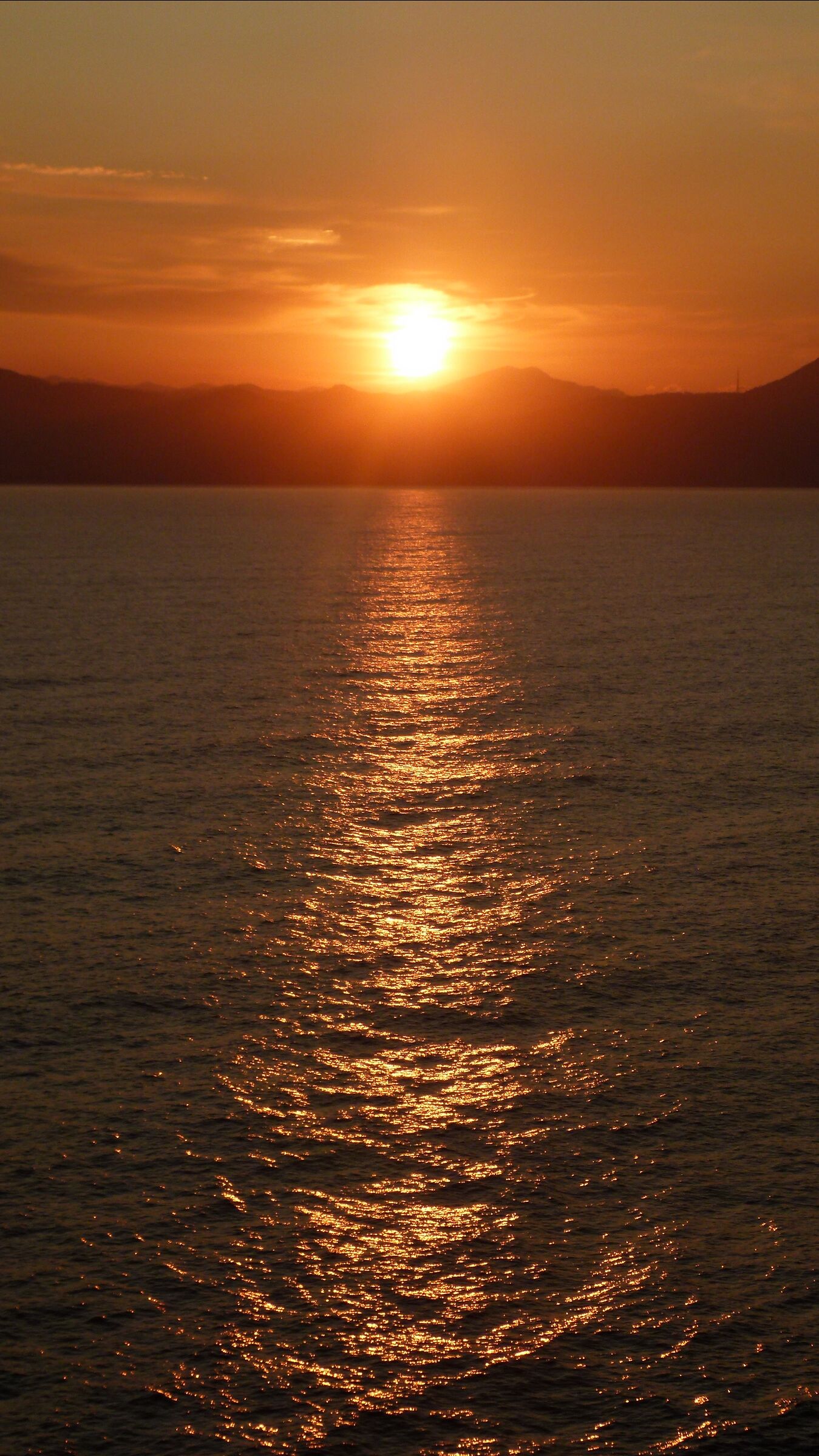 Alba vicino a Genova