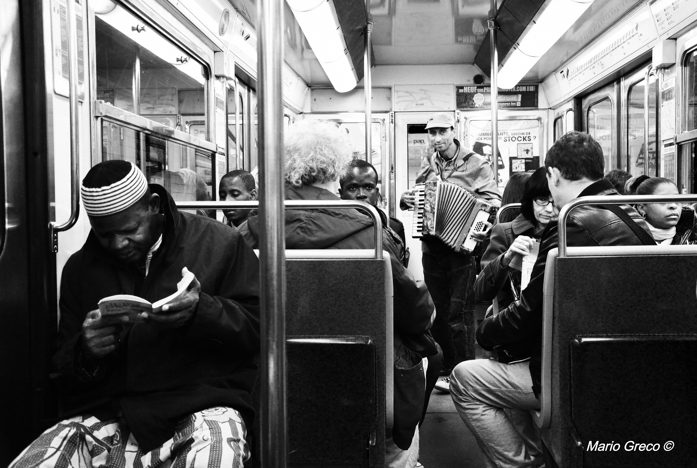 Course nocturne du métro - Nikon d5000 18-105