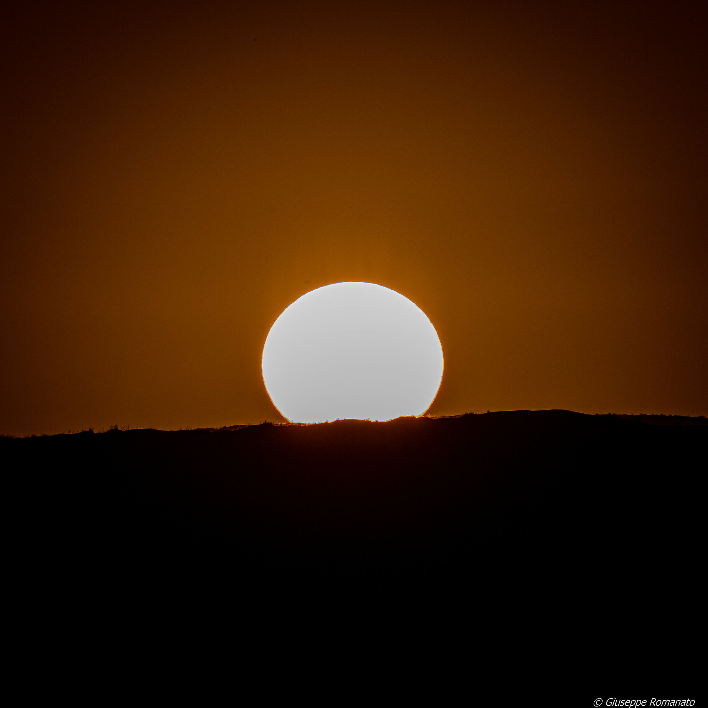 Tramonto, cielo africano