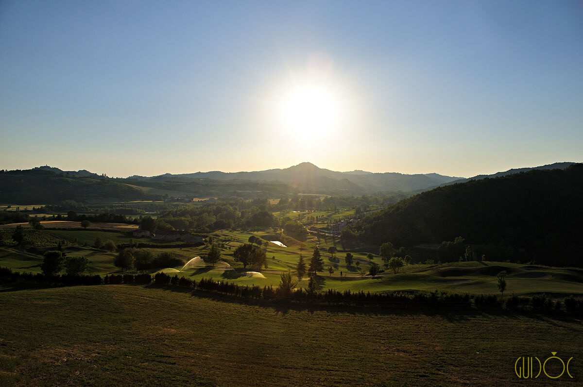 Grue Valley at sunset