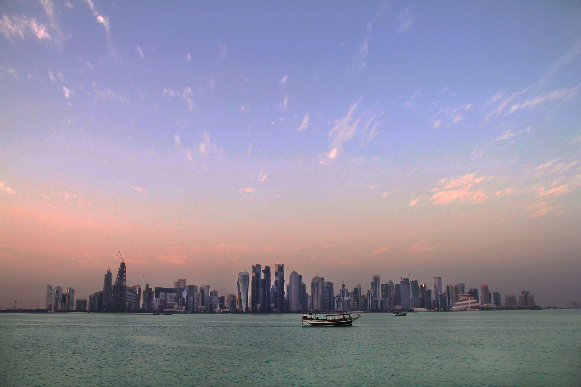 Tramonto a Doha