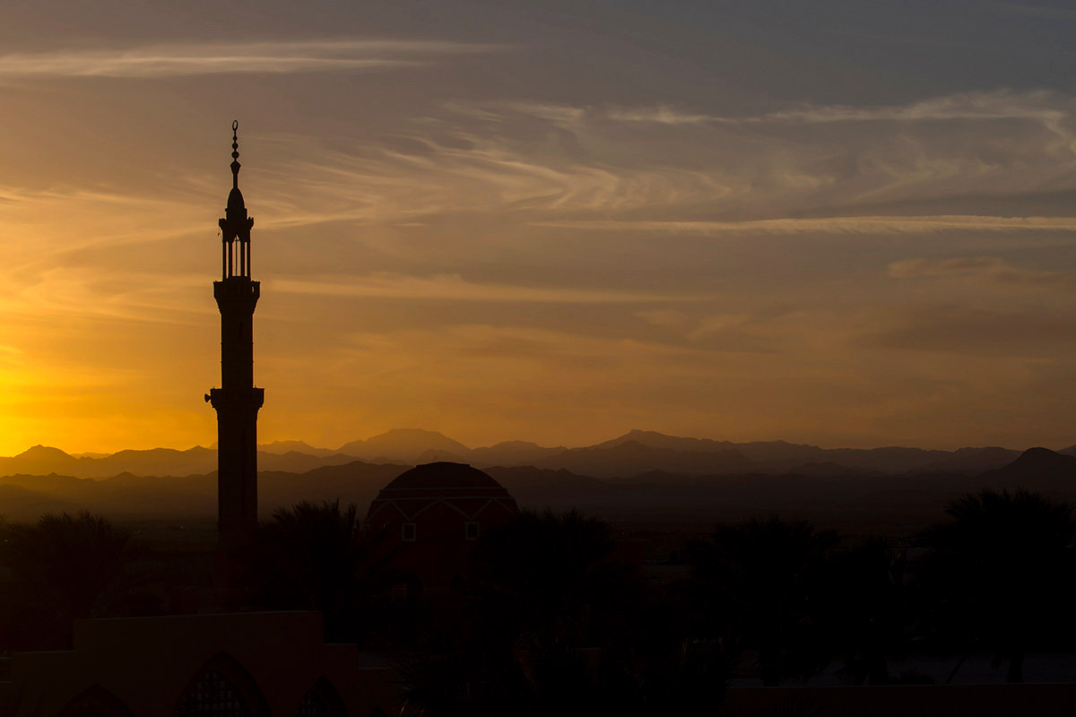 Tramonto sulla moschea