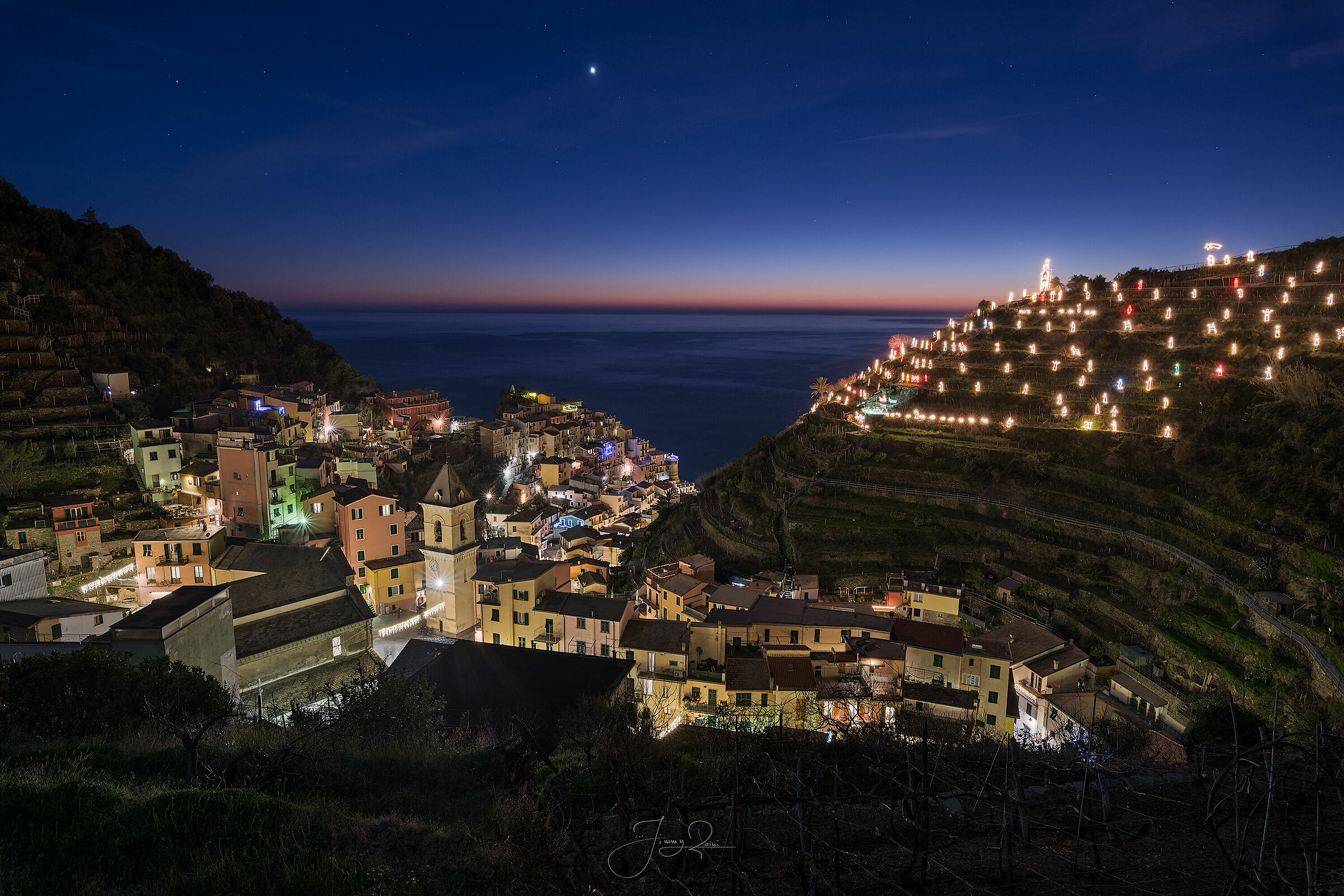 Manarola e il suo meraviglioso presepe