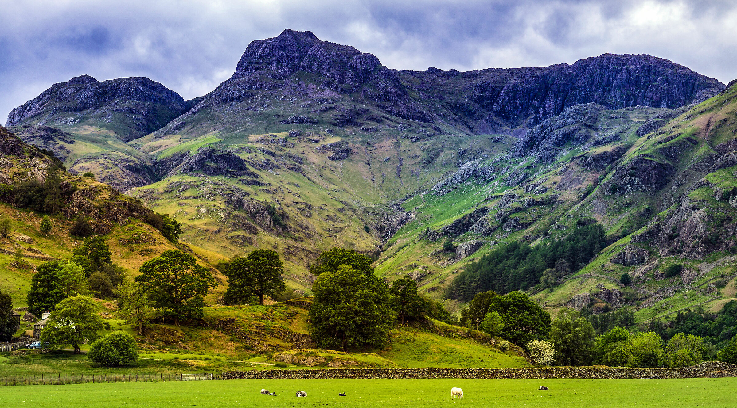 The Langdale Pikes (Lake District NP, Inghilterra)
