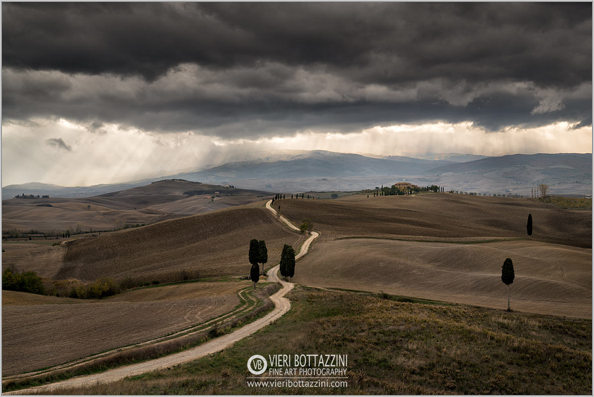 Temporale su Podere Terrapille, Toscana