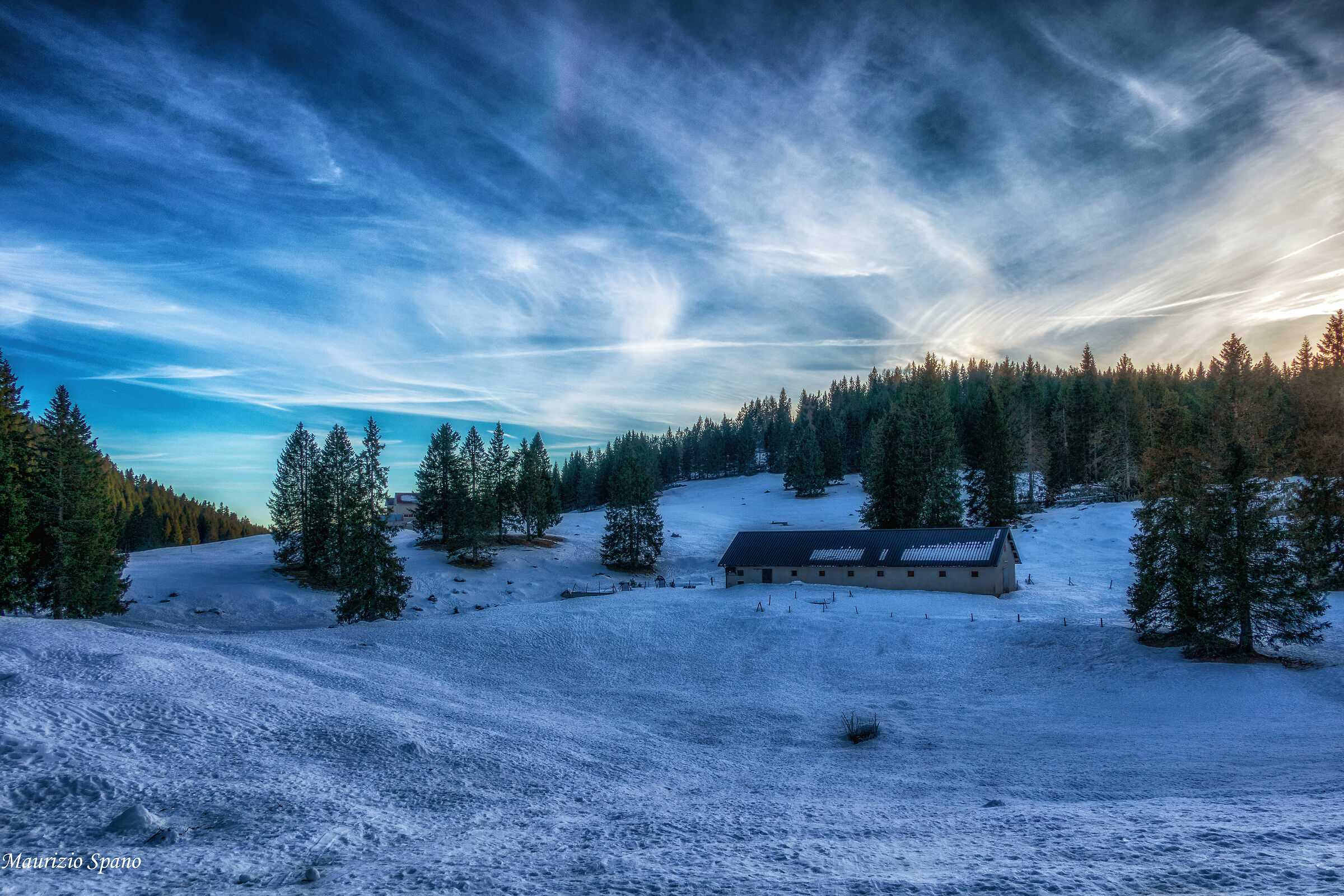 ... it's evening (on Mount Verena)