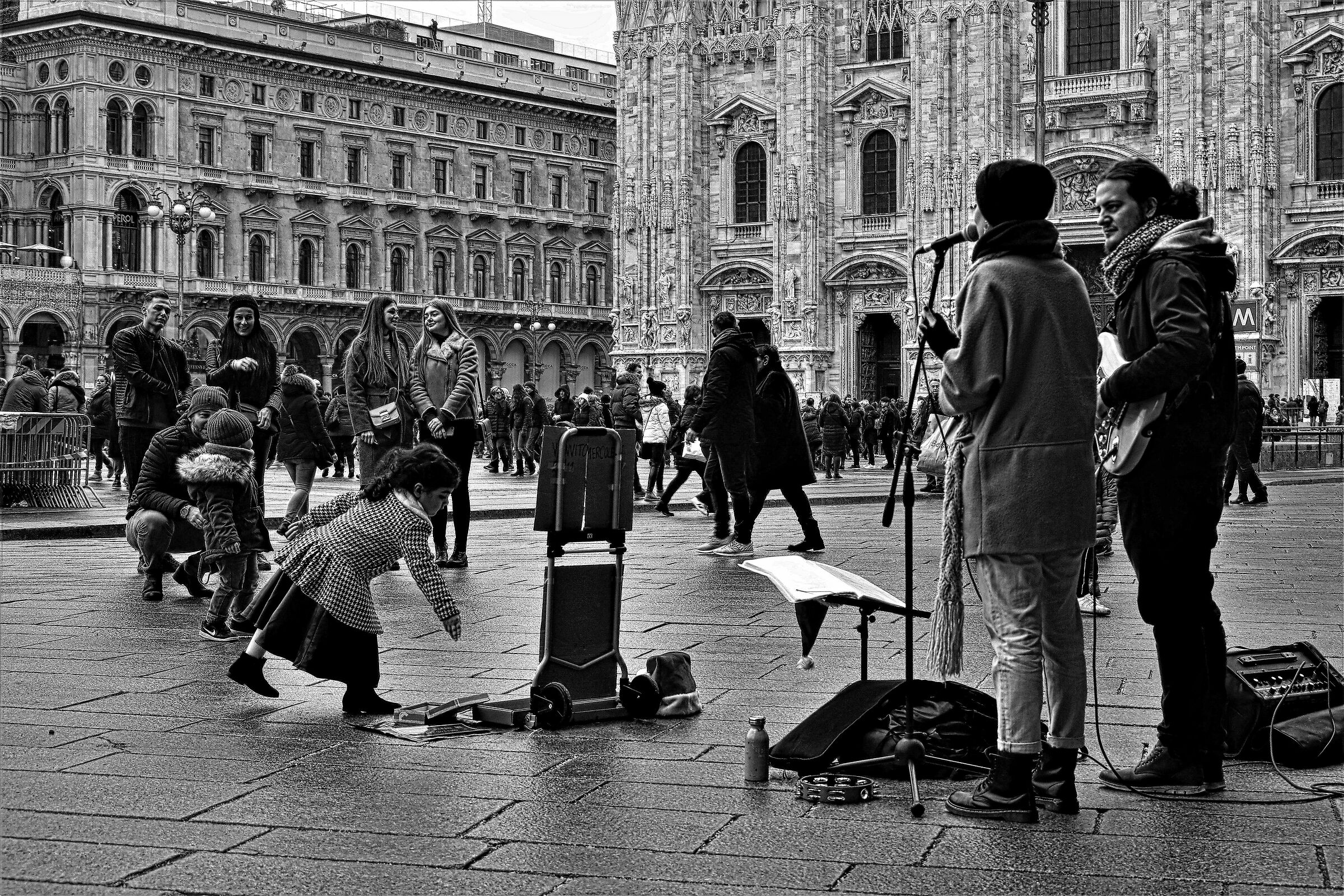 Milan is... a generous little girl!