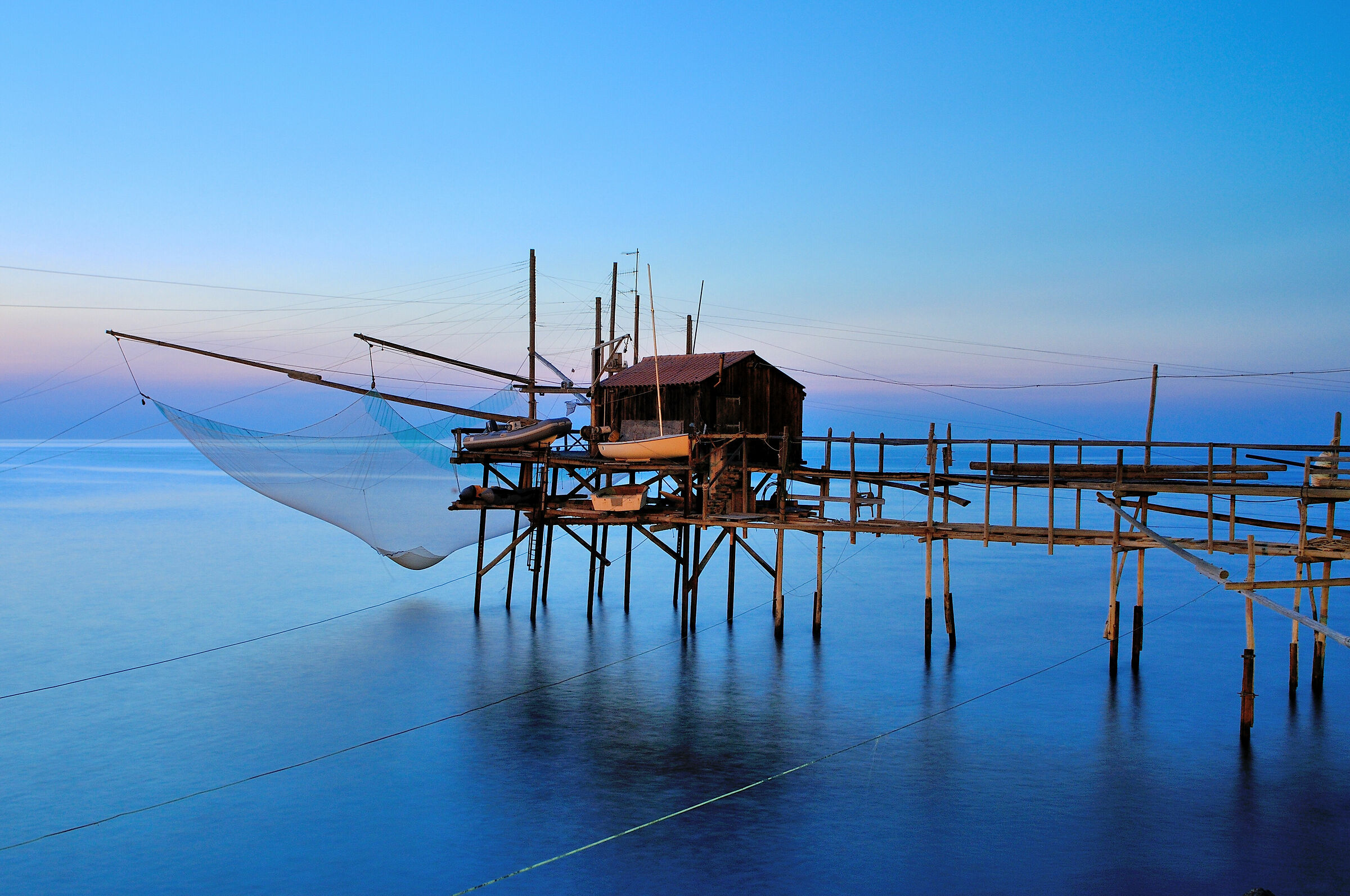 Termoli - Trabocco in blue...hour