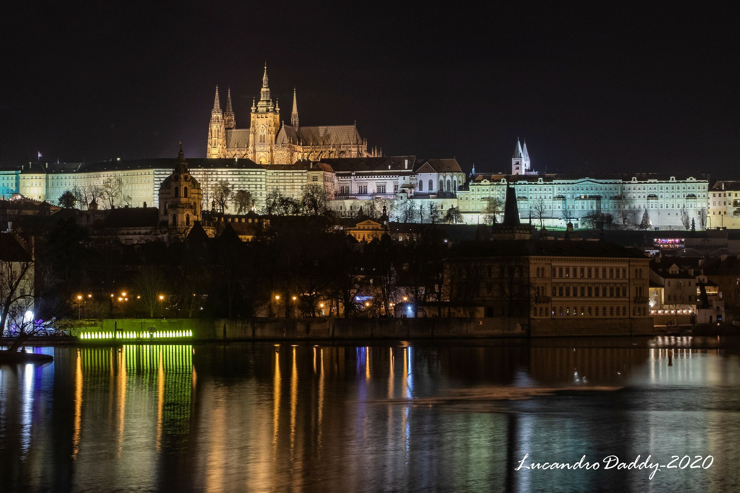 Prague by night