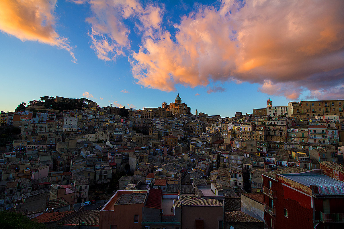 Tramonto su Piazza Armerina