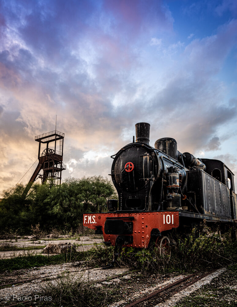 The locomotive of the Great Mine
