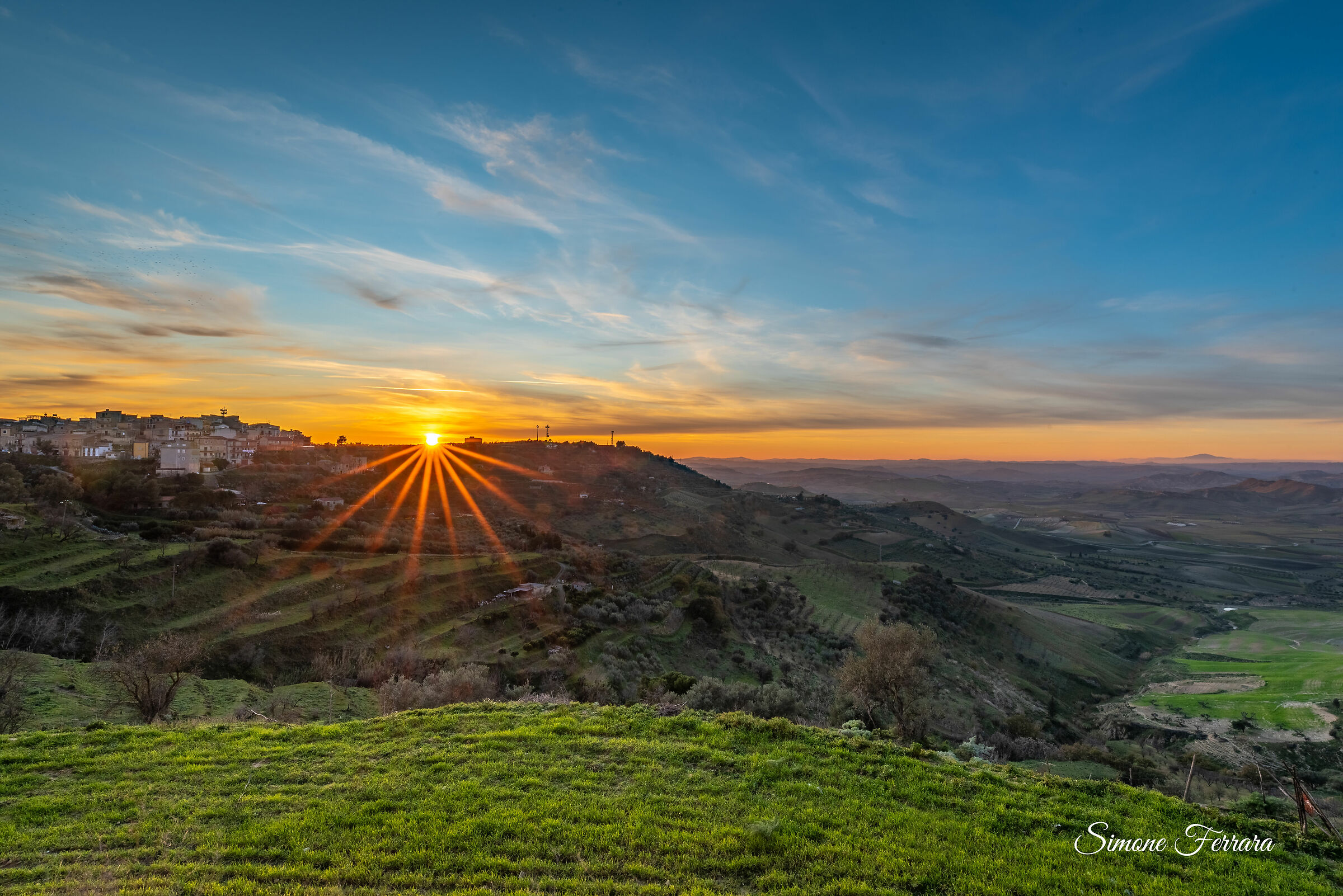 The sunset on Mazarin