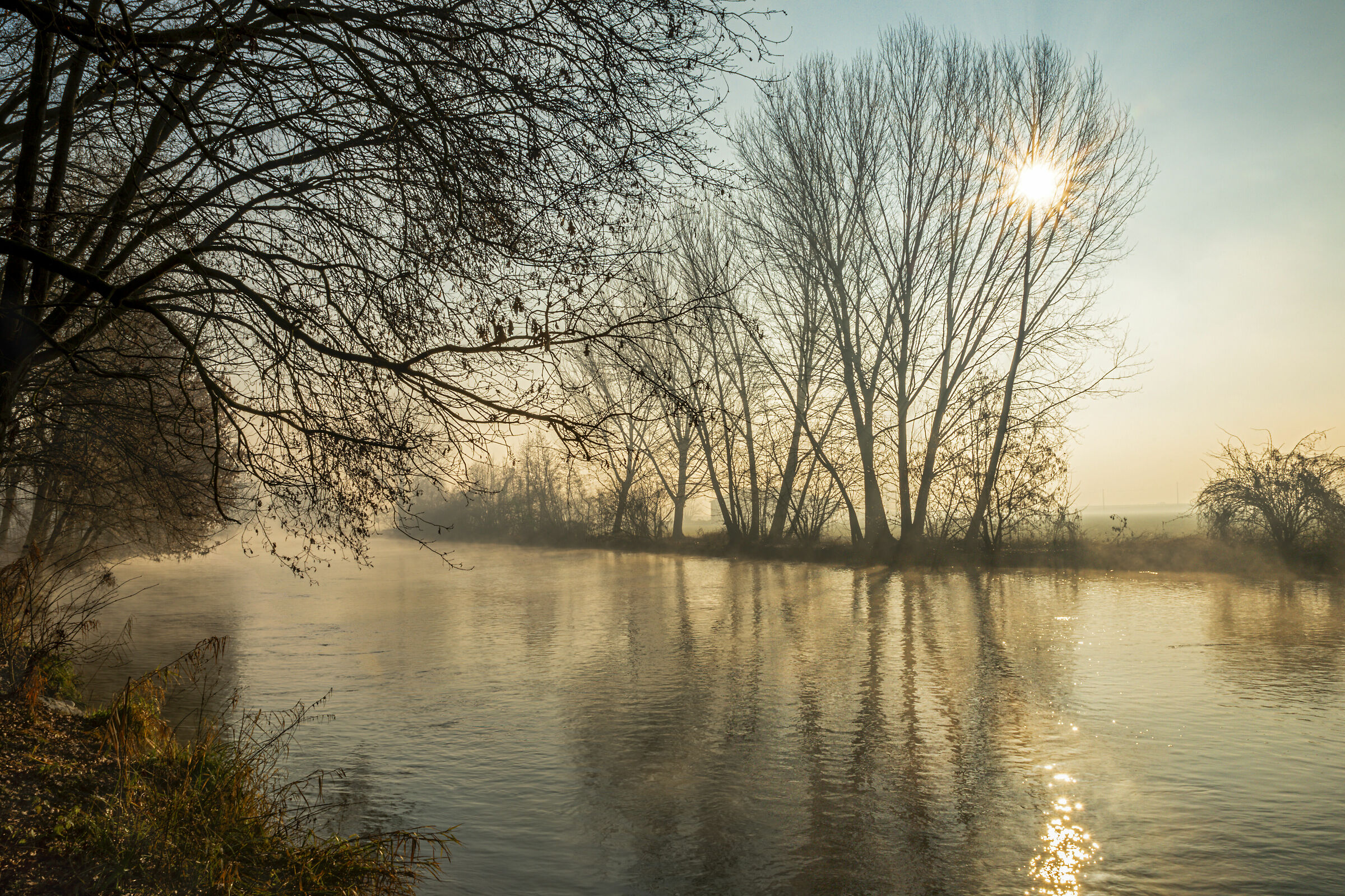 Sunrise on the Mincio
