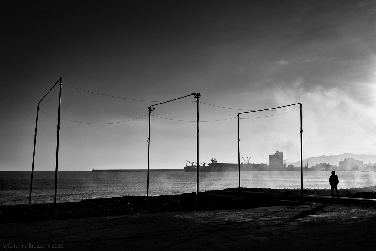 At the gates of the port