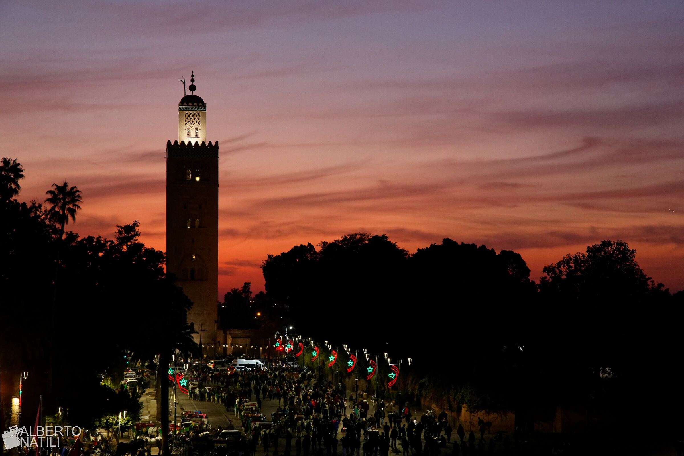 The Magic Hour for La Koutoubia